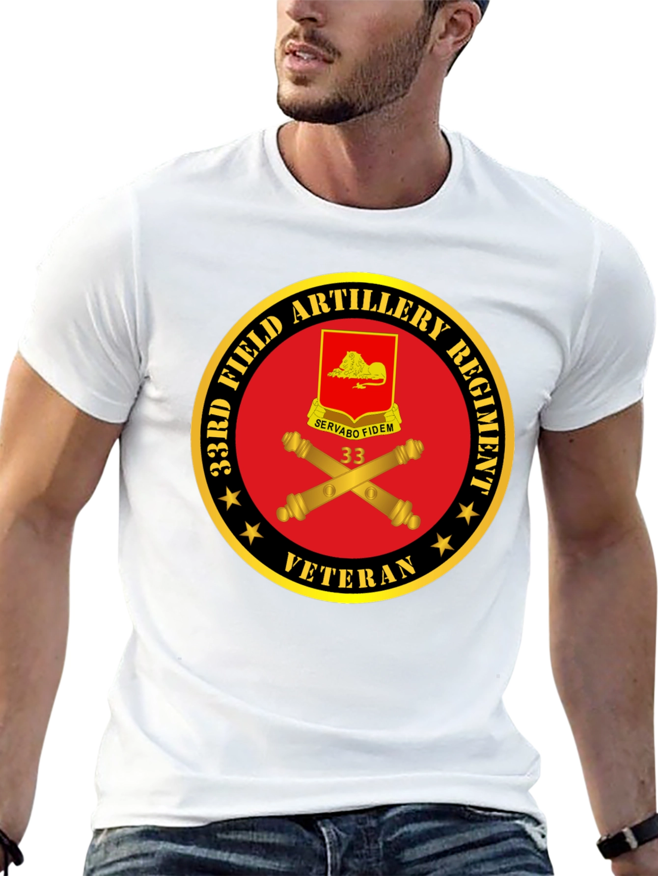 33rd Field Artillery Regiment Veteran T-Shirt