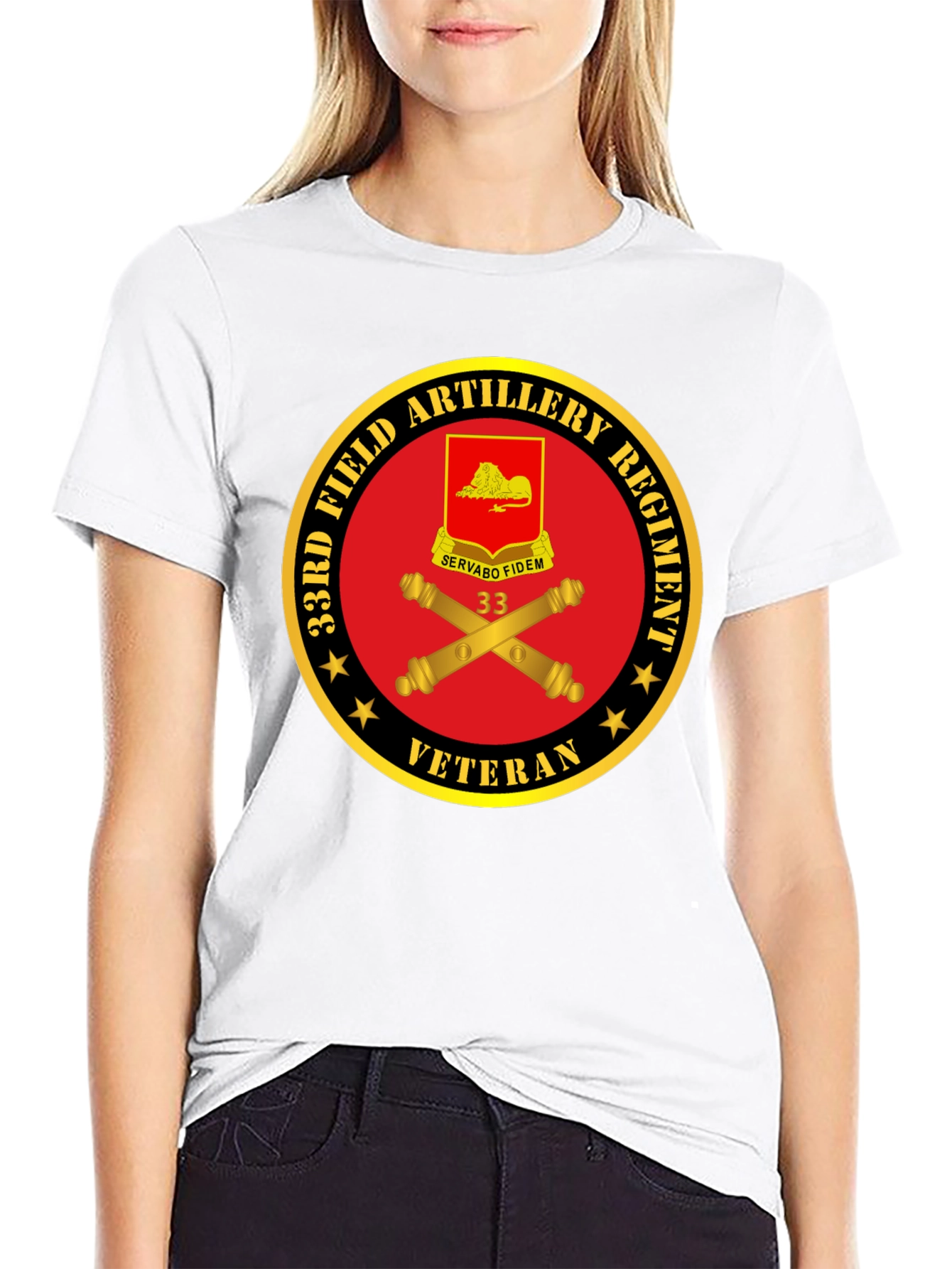 33rd Field Artillery Regiment Veteran T-Shirt