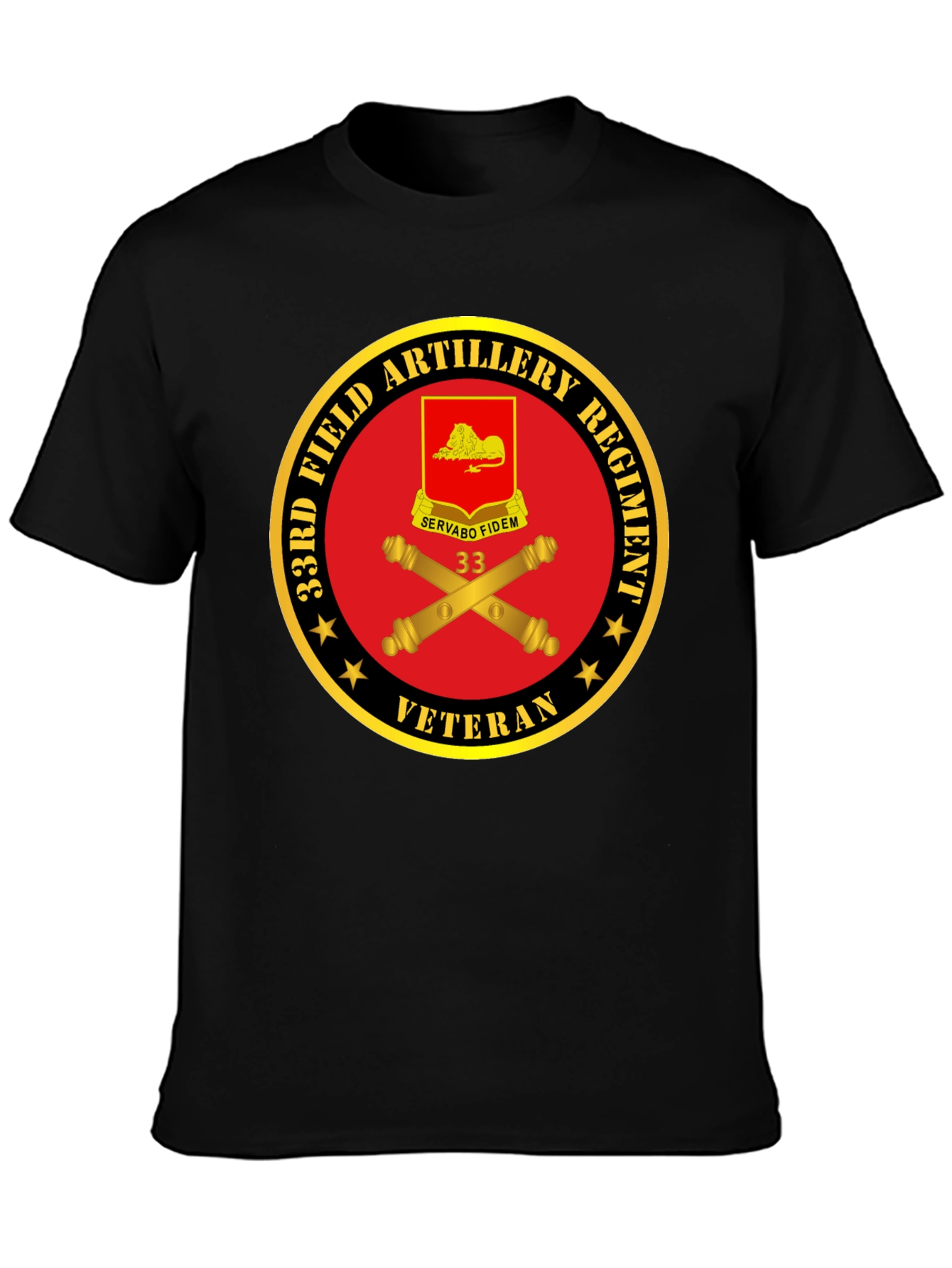 33rd Field Artillery Regiment Veteran T-Shirt