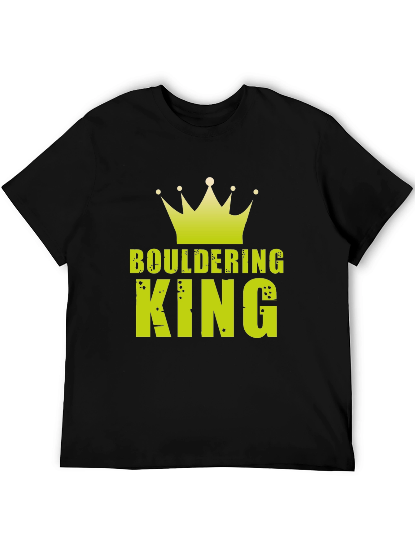 Bouldering King Graphic Tee - Rock Climbing Shirt