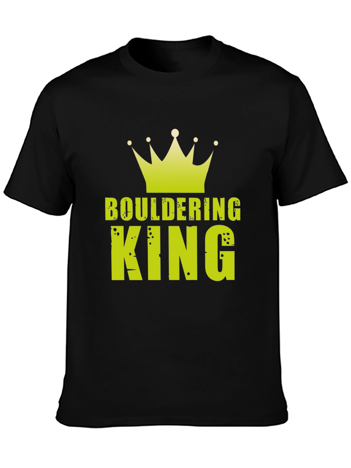 Bouldering King Graphic Tee - Rock Climbing Shirt