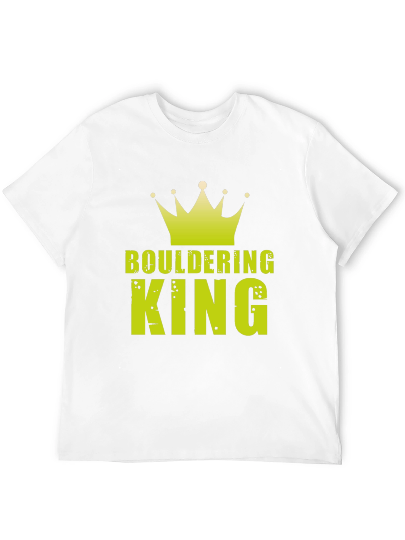 Bouldering King Graphic Tee - Rock Climbing Shirt