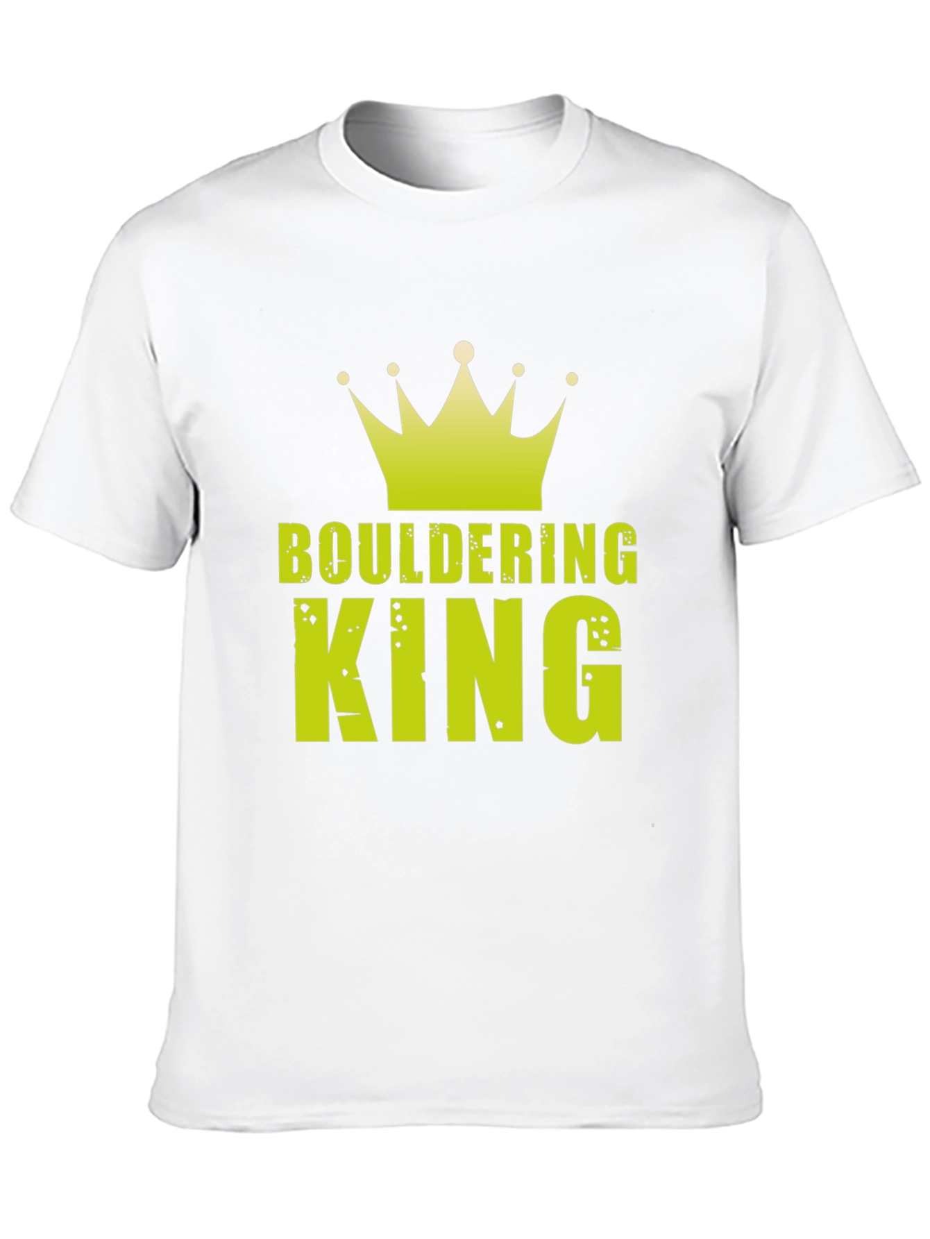 Bouldering King Graphic Tee - Rock Climbing Shirt