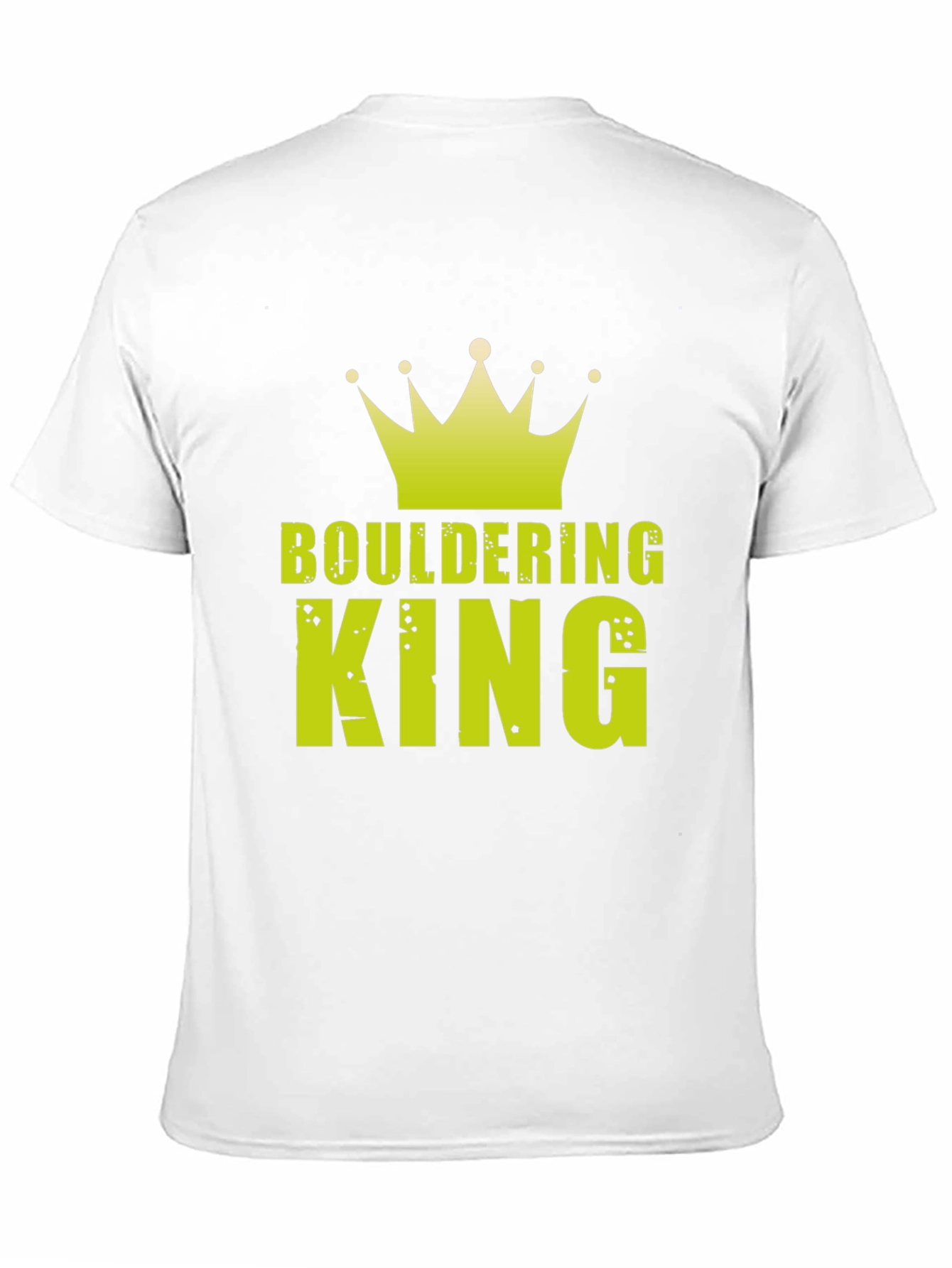 Bouldering King Graphic Tee - Rock Climbing Shirt