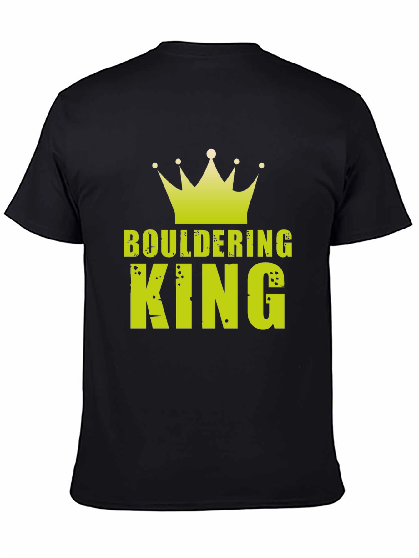 Bouldering King Graphic Tee - Rock Climbing Shirt