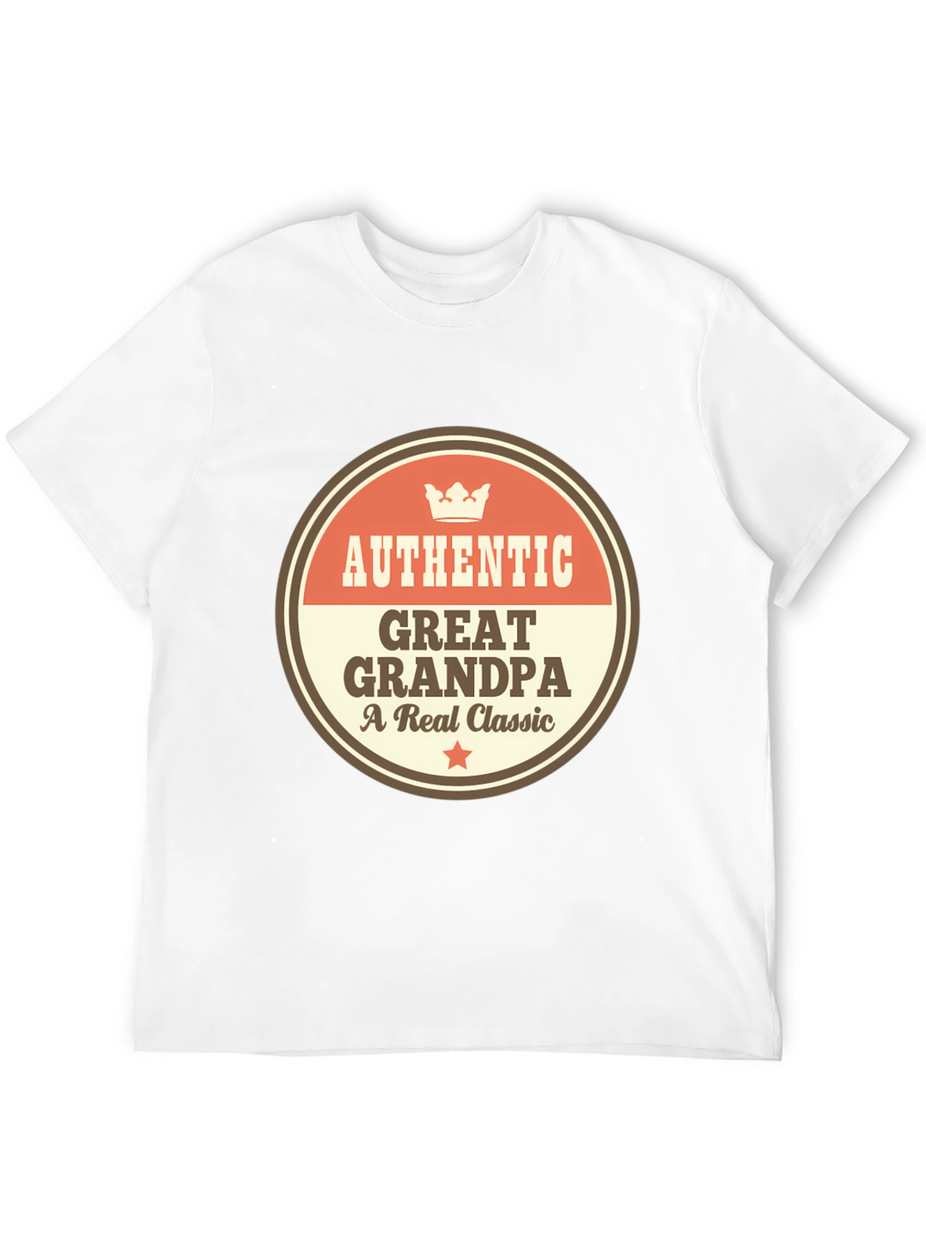 Authentic Great Grandpa T-Shirt - A Real Classic Tee
