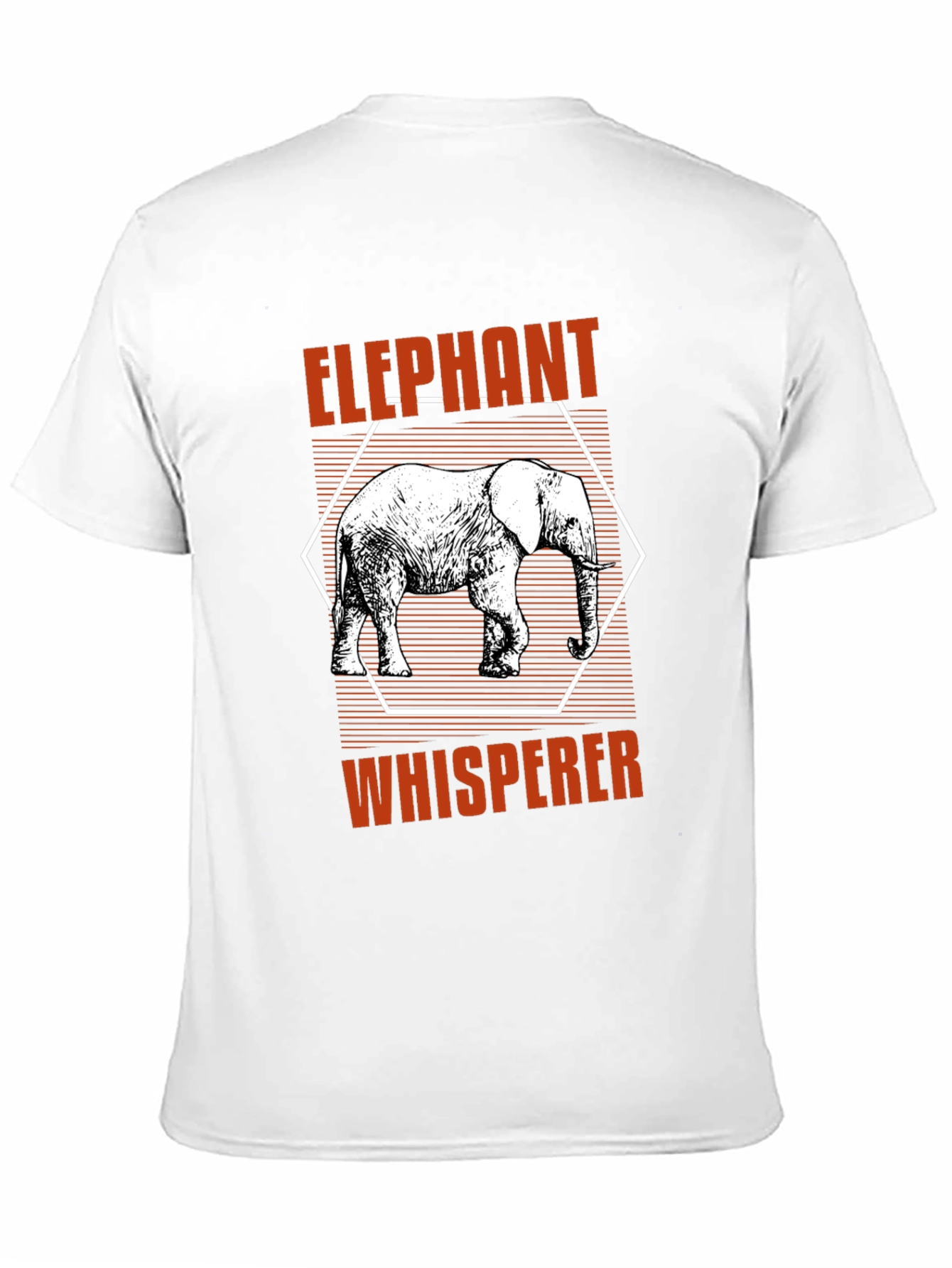 Elephant Whisperer Graphic T-Shirt - Black Cotton Tee