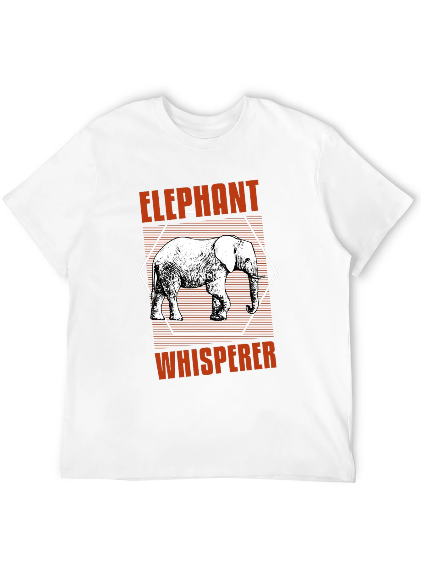 Elephant Whisperer Graphic T-Shirt - Black Cotton Tee