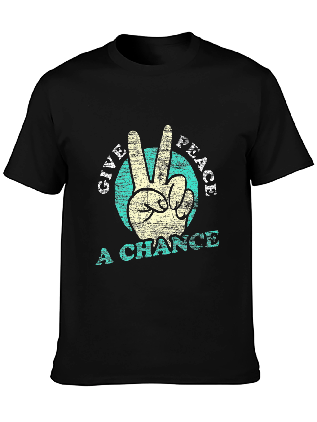 Give Peace a Chance T-Shirt - Retro Style