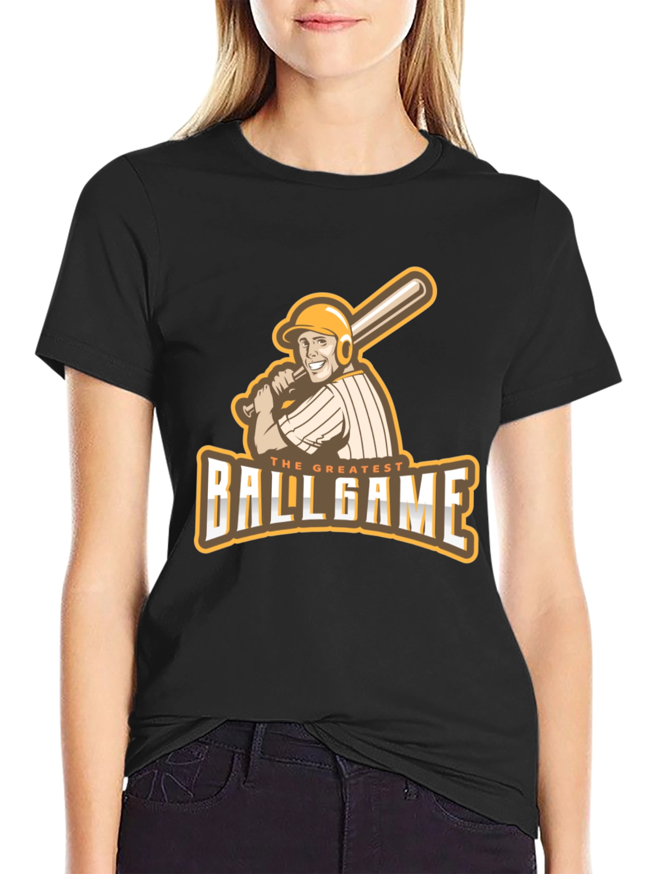 The Greatest Ballgame T-Shirt - Baseball Player Graphic Tee
