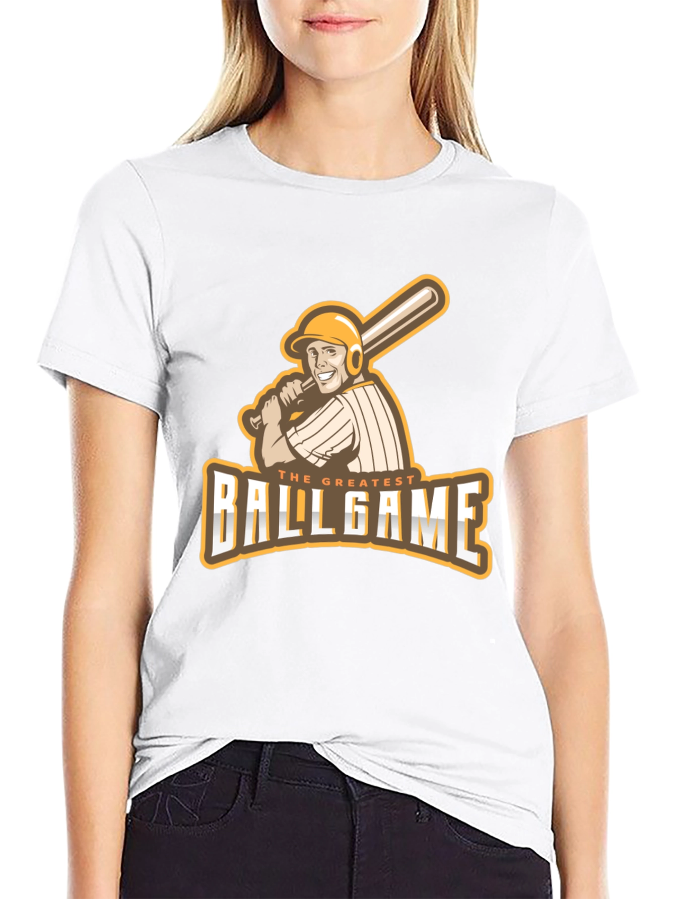 The Greatest Ballgame T-Shirt - Baseball Player Graphic Tee