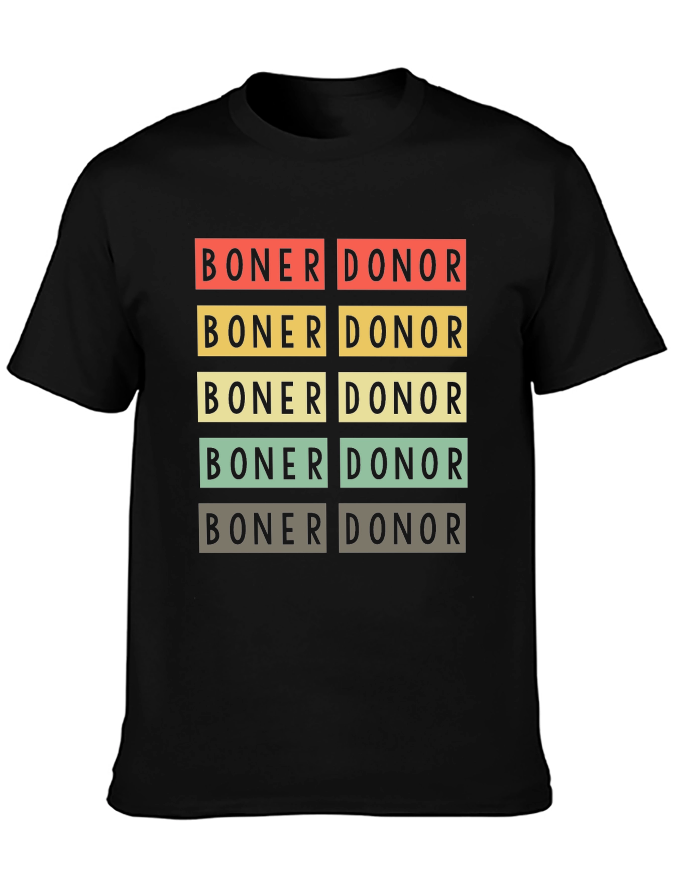 Boner Donor Graphic Tee - Bold Statement Shirt