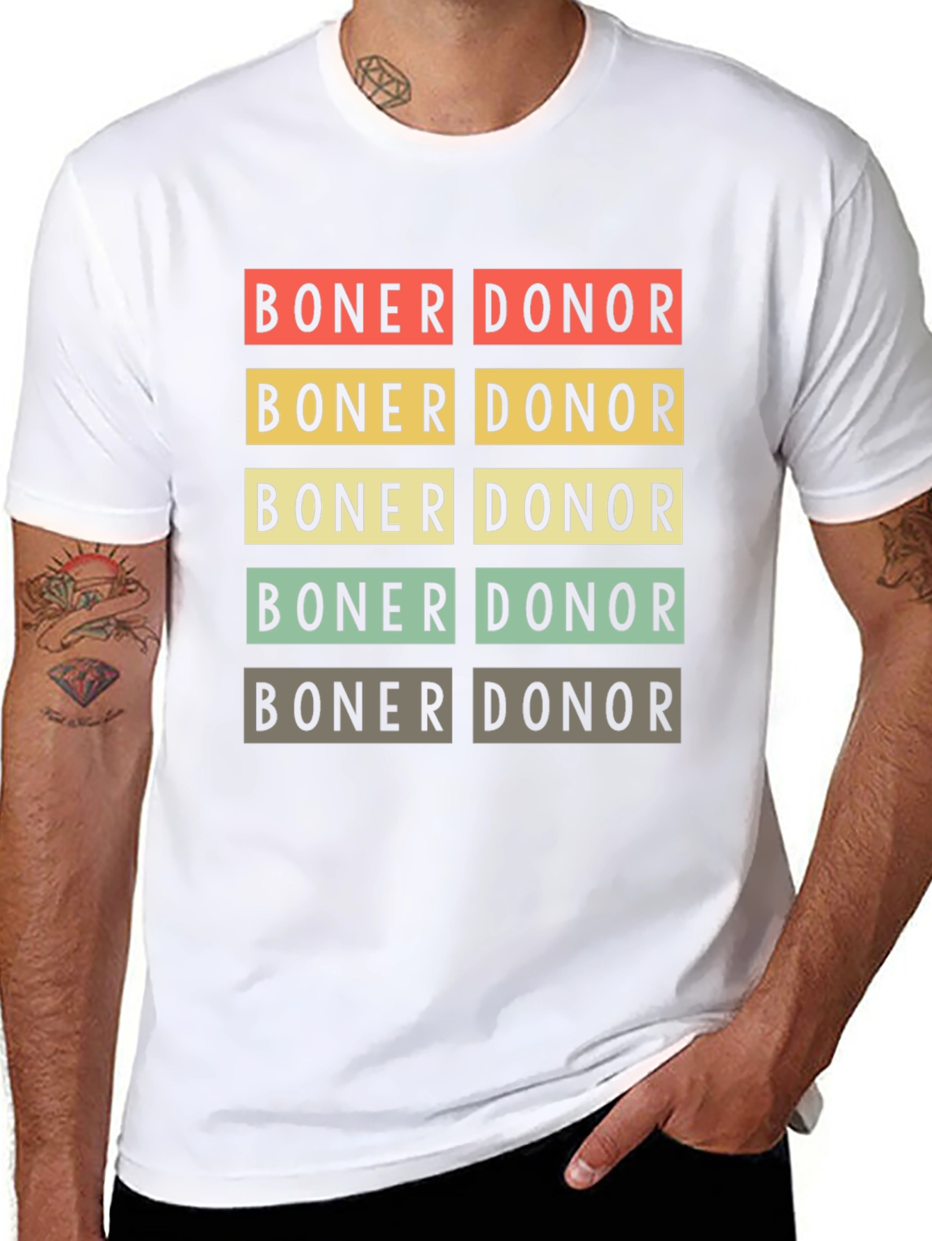 Boner Donor Graphic Tee - Bold Statement Shirt