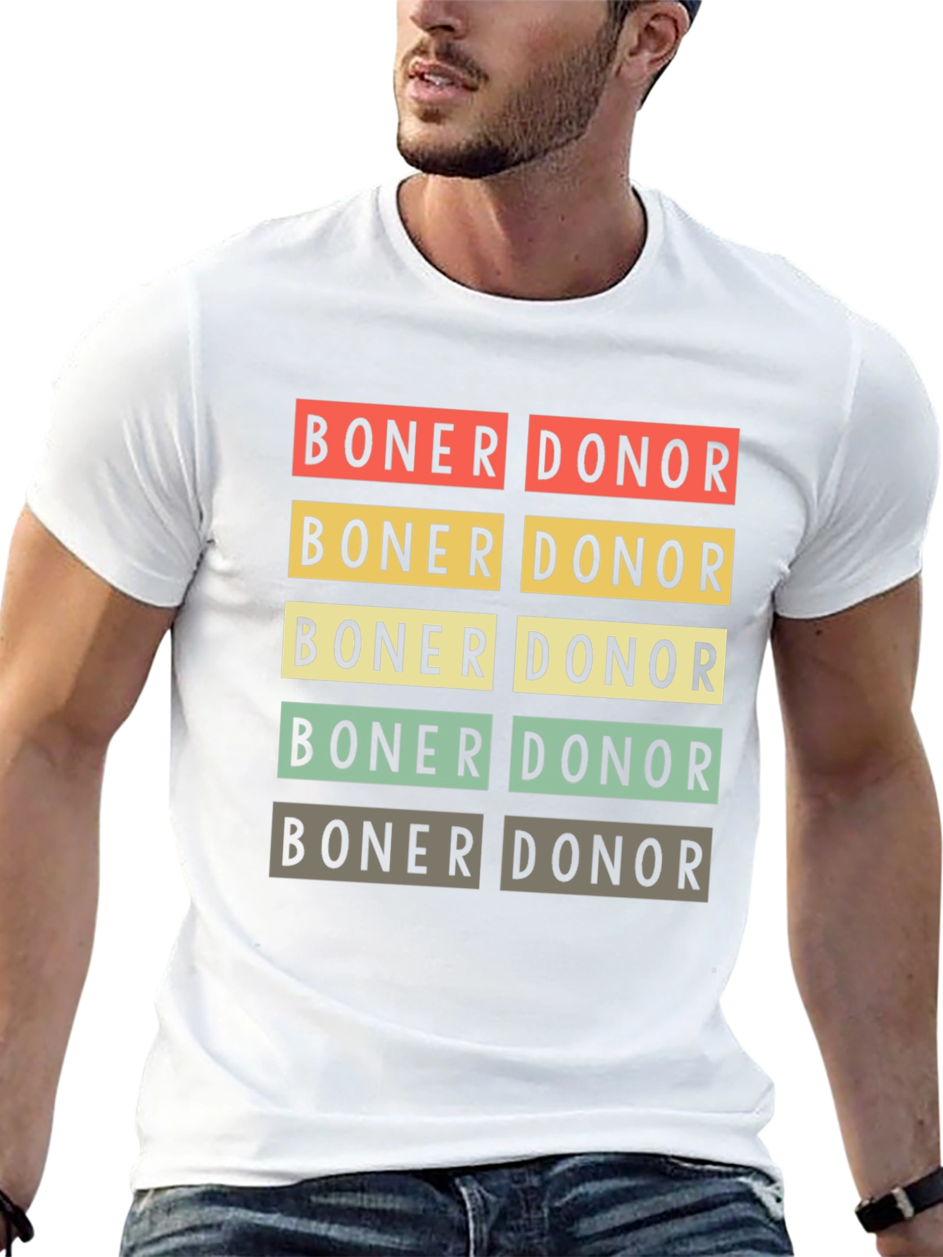 Boner Donor Graphic Tee - Bold Statement Shirt