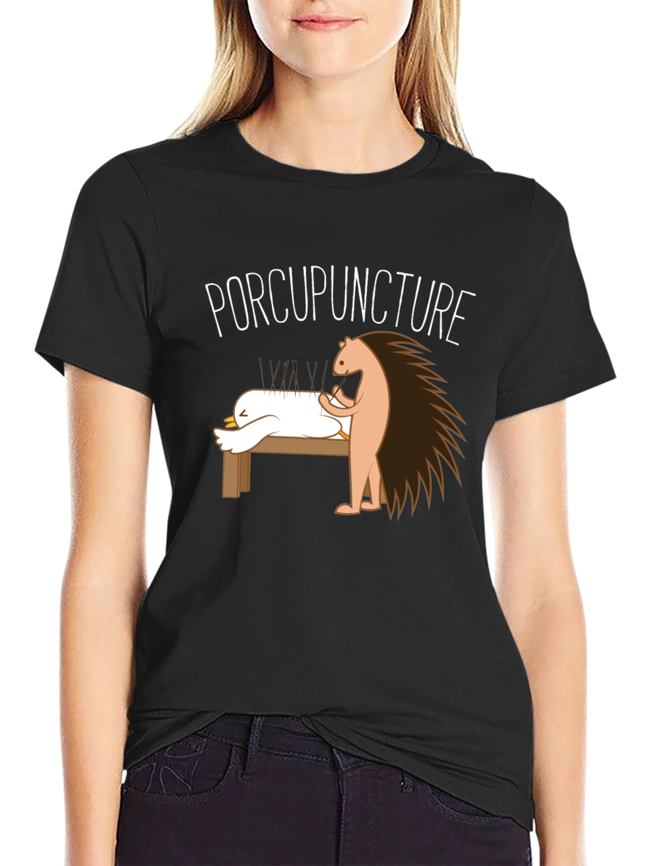 Porcupuncture Graphic T-Shirt