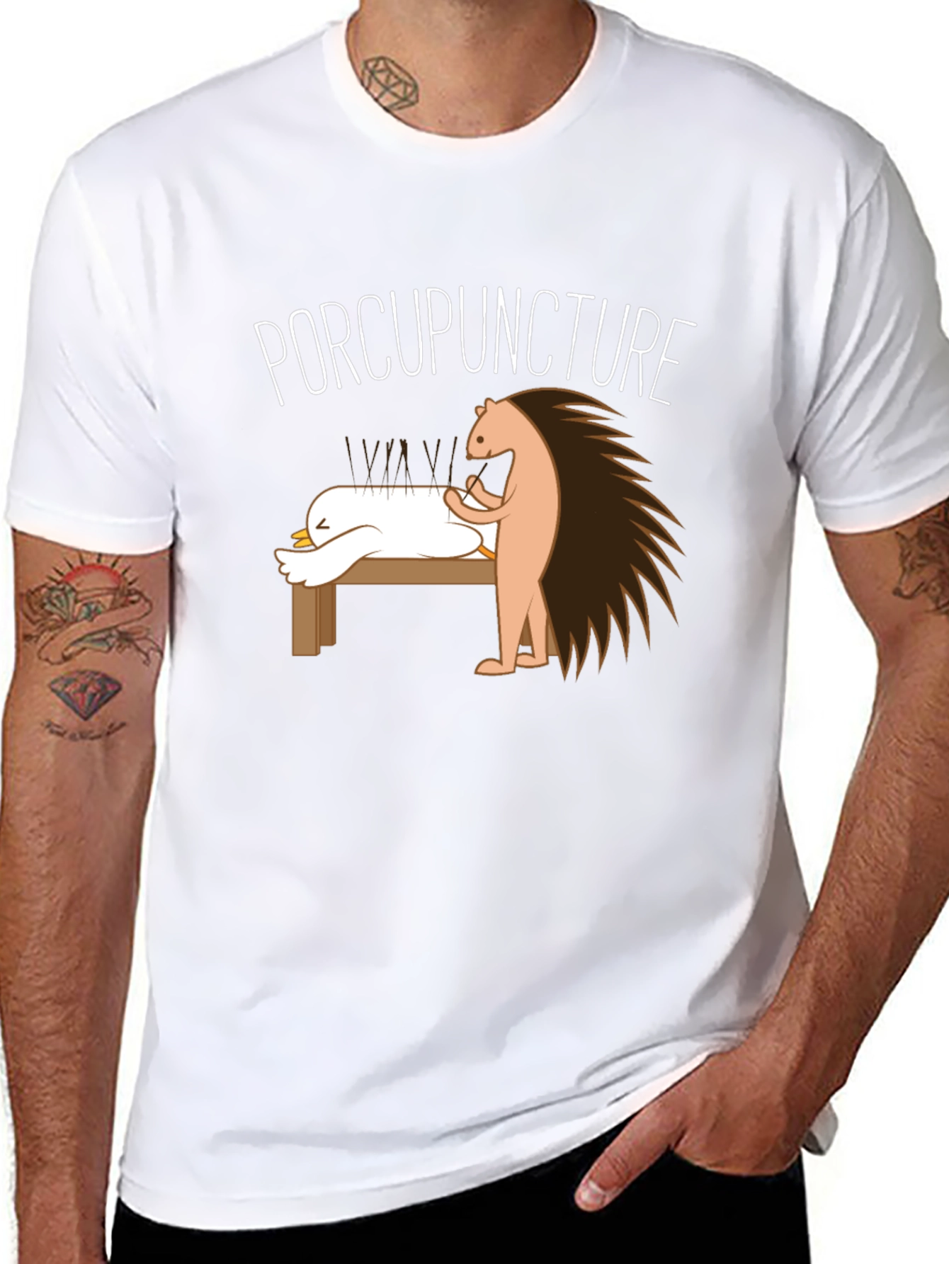 Porcupuncture Graphic T-Shirt