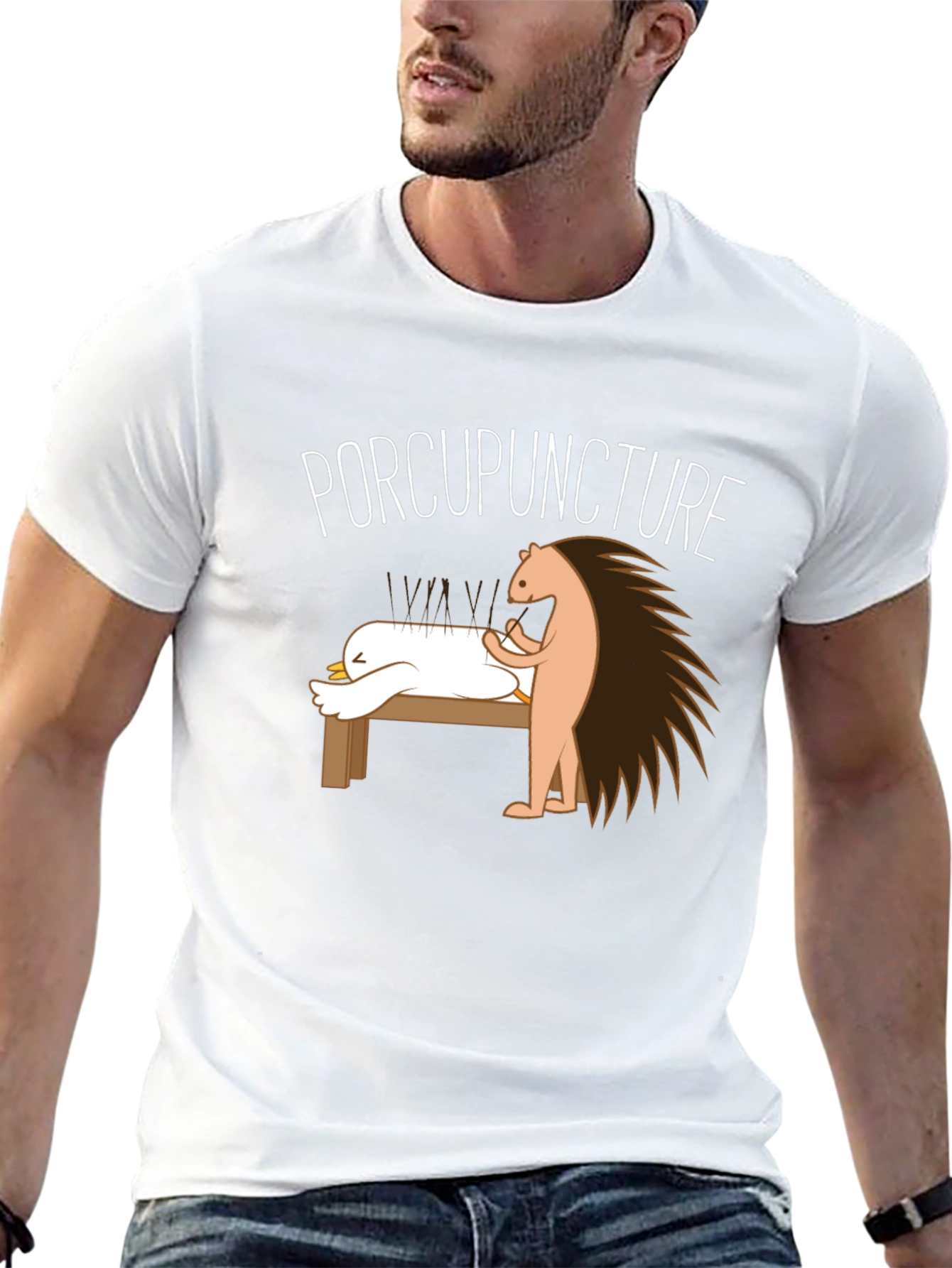 Porcupuncture Graphic T-Shirt