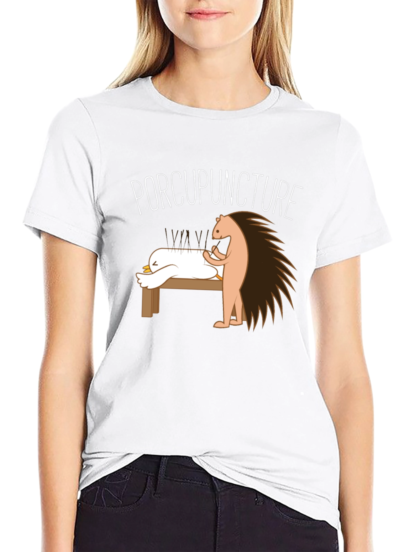 Porcupuncture Graphic T-Shirt