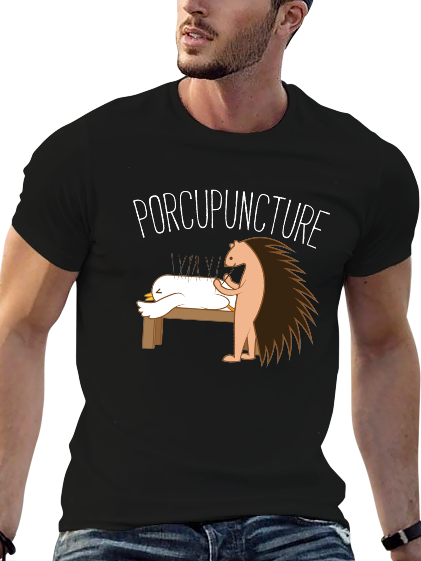 Porcupuncture Graphic T-Shirt