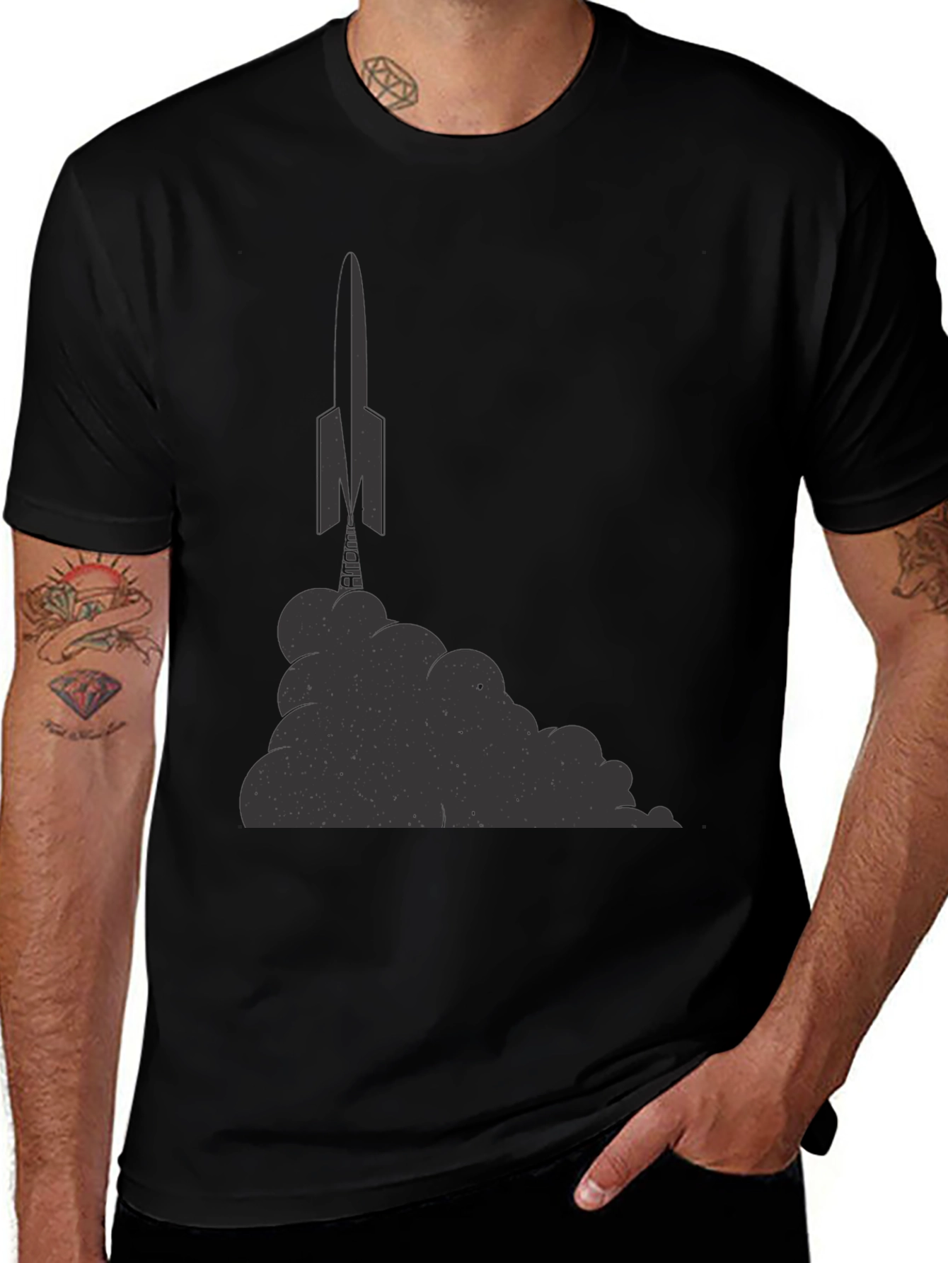 Rocket Launch Graphic Tee - Soft Cotton T-Shirt