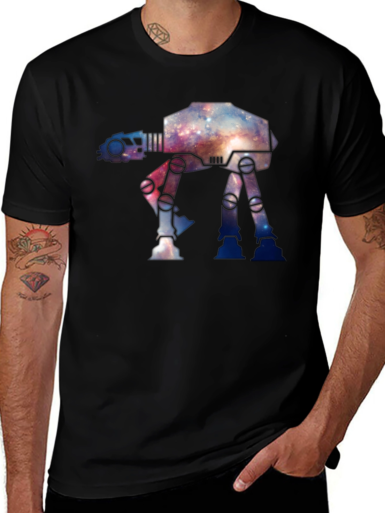 AT-AT Walker Galaxy Fill T-Shirt