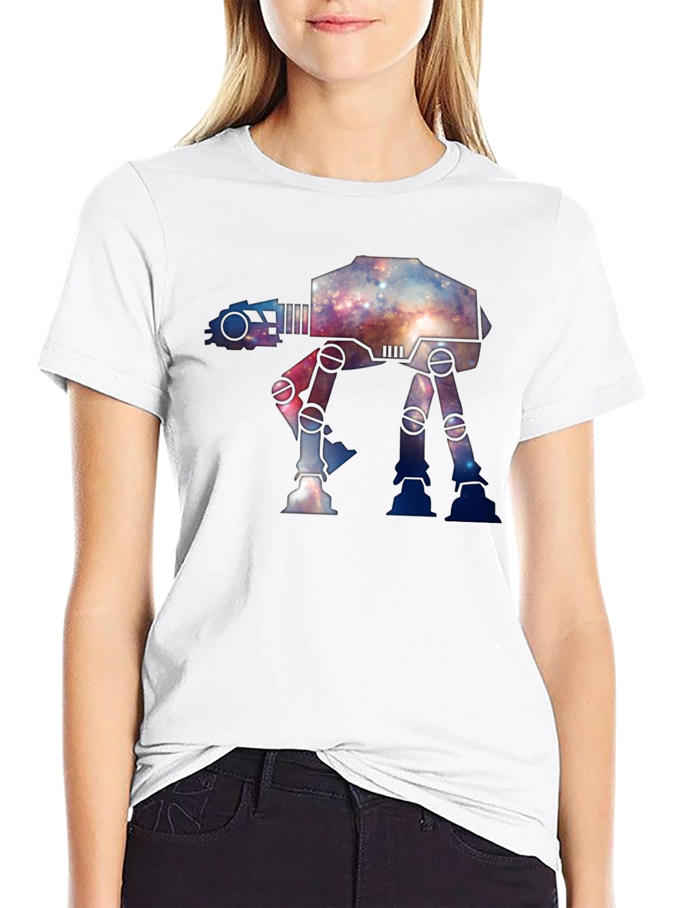 AT-AT Walker Galaxy Fill T-Shirt