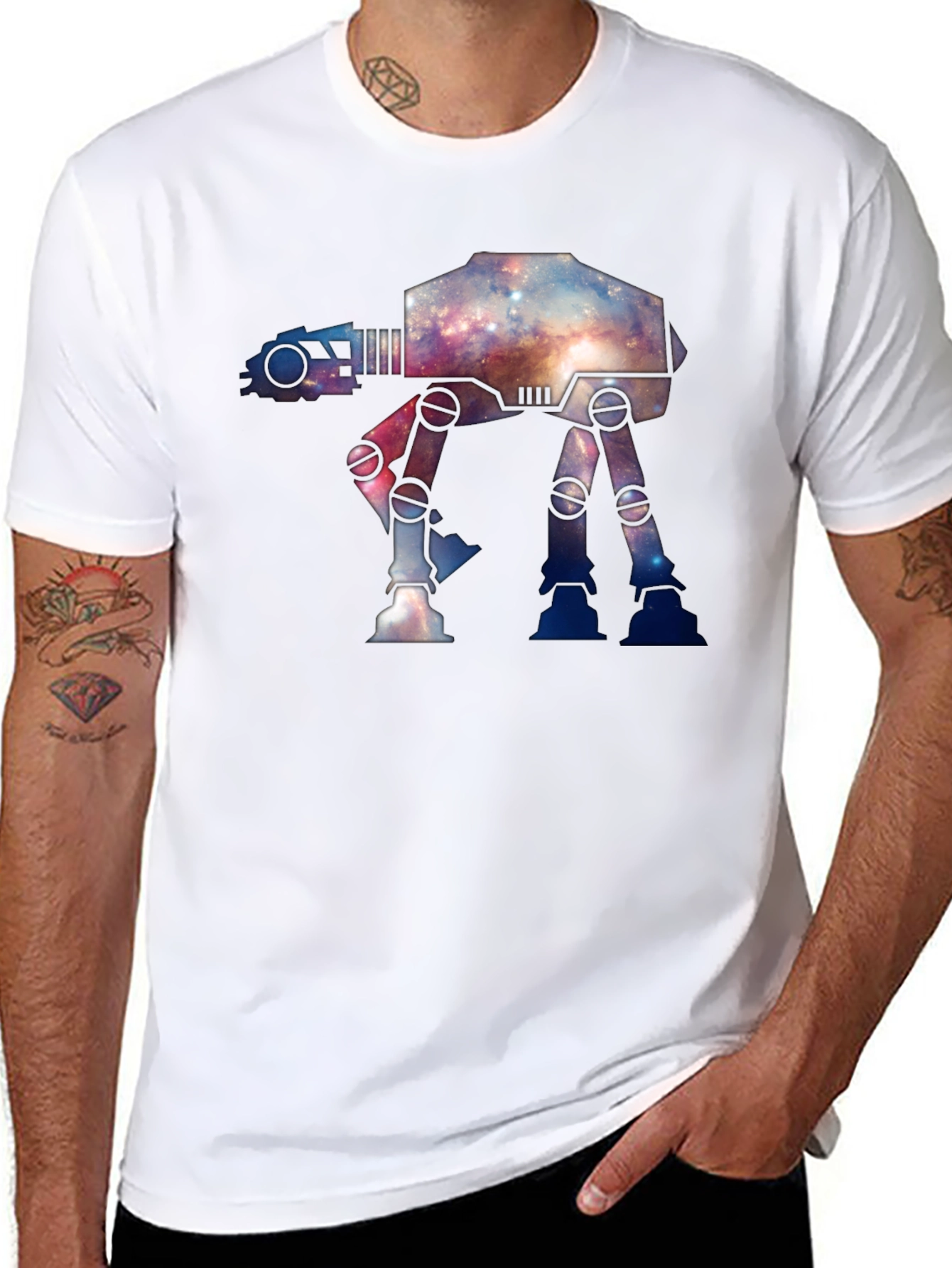 AT-AT Walker Galaxy Fill T-Shirt