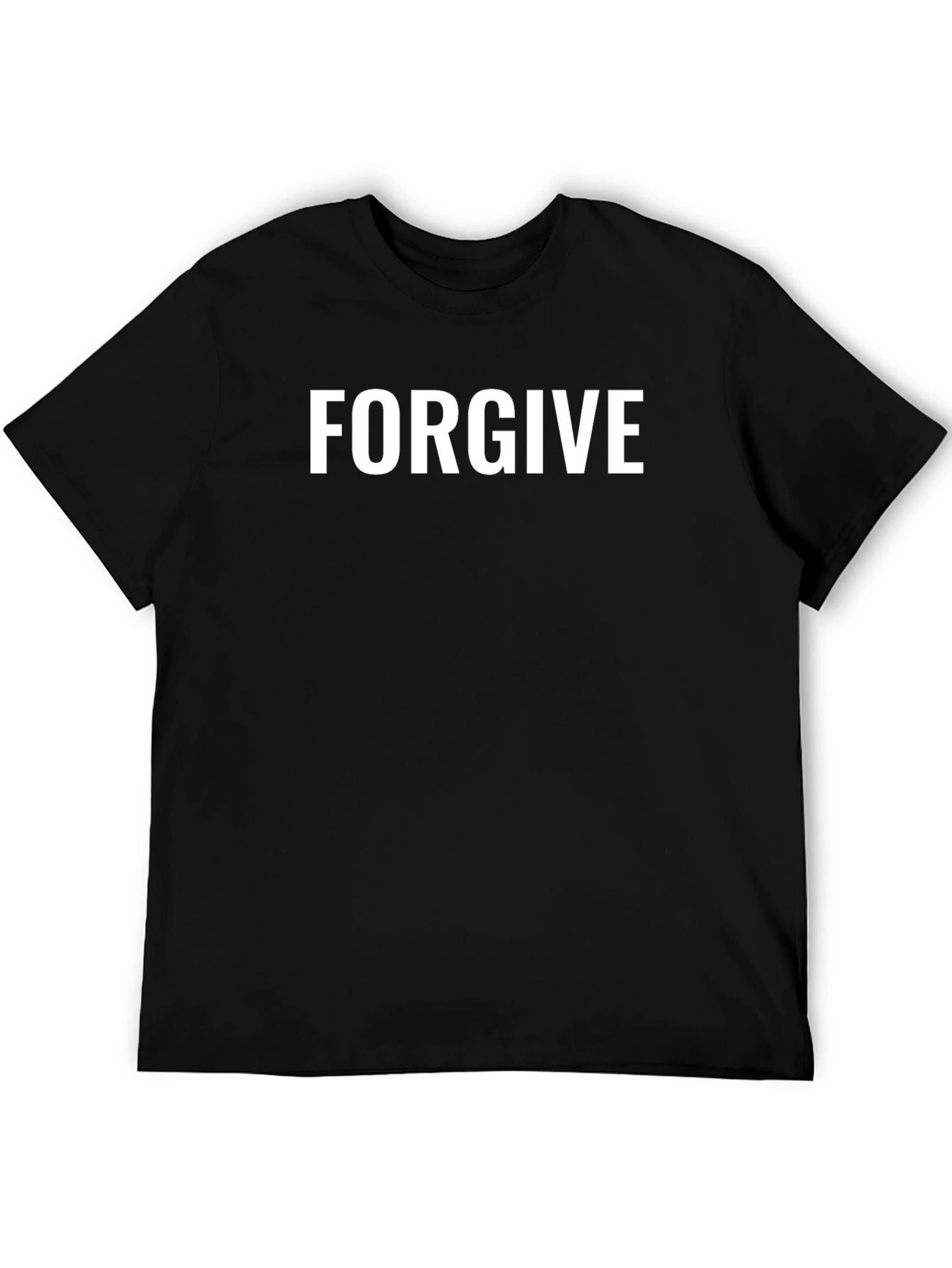 Forgive Graphic Print Crew Neck T-Shirt
