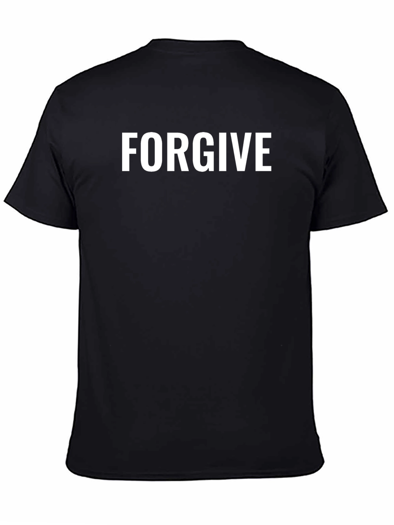 Forgive Graphic Print Crew Neck T-Shirt