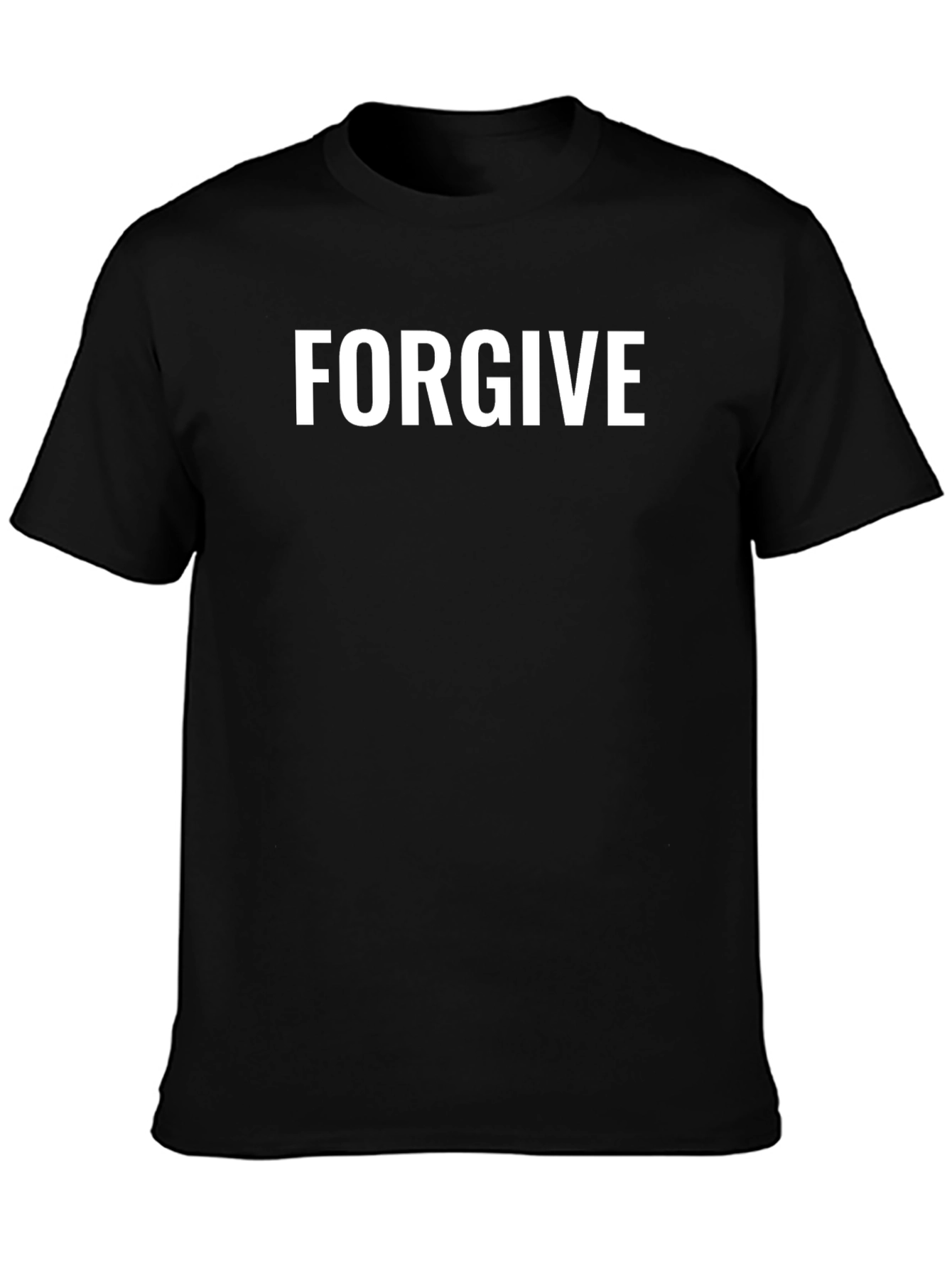 Forgive Graphic Print Crew Neck T-Shirt