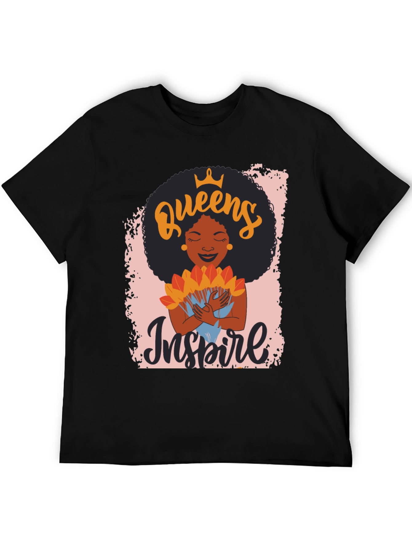 Queens Inspire Black T-Shirt