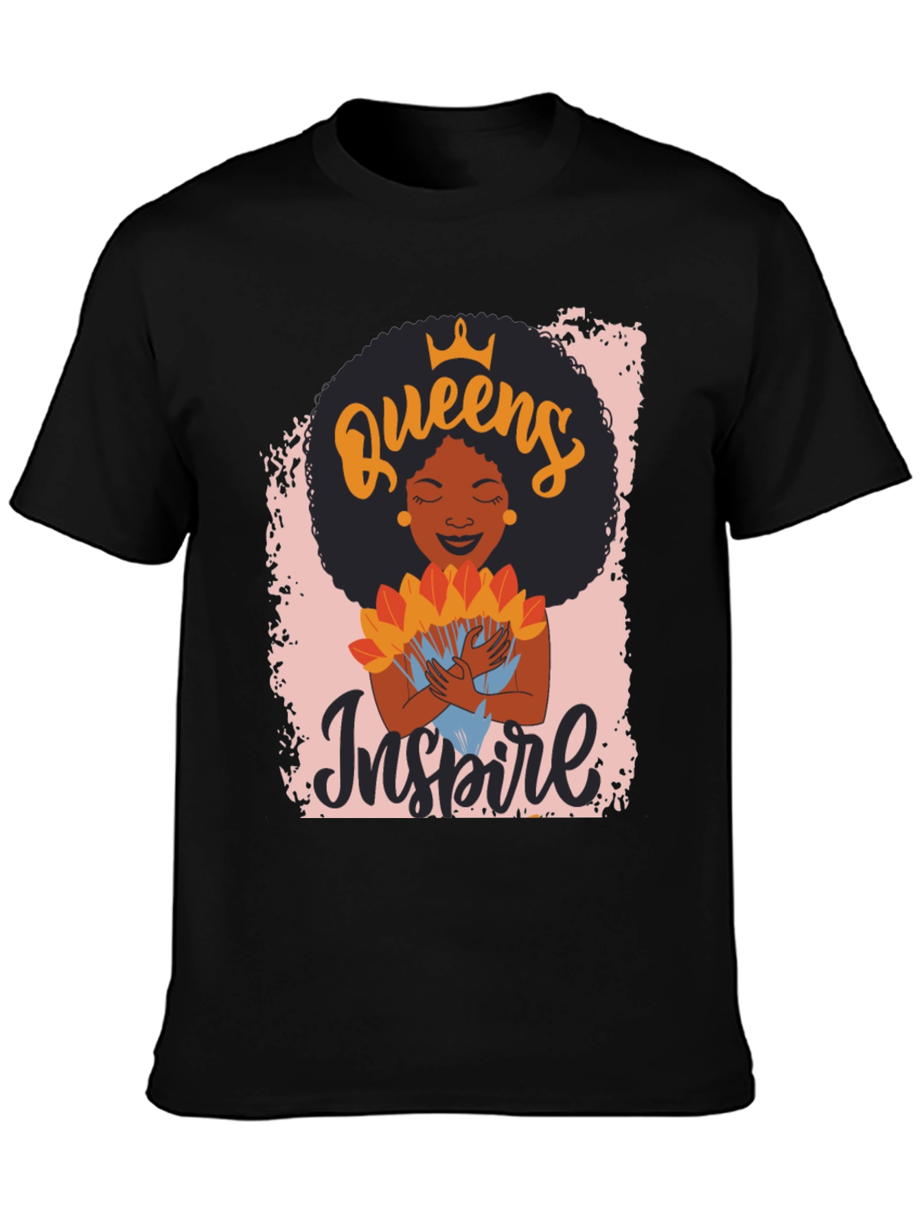 Queens Inspire Black T-Shirt
