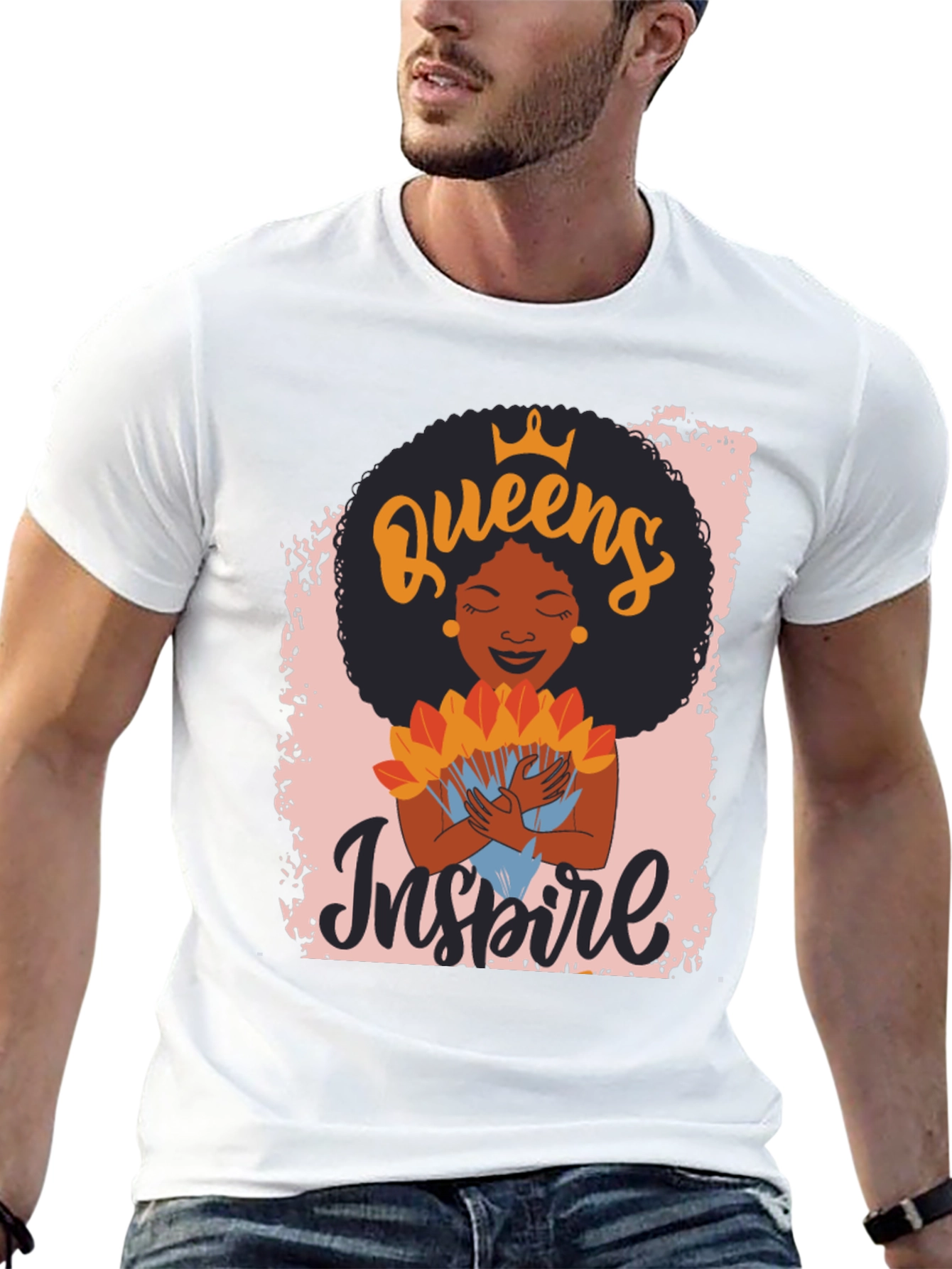 Queens Inspire Black T-Shirt