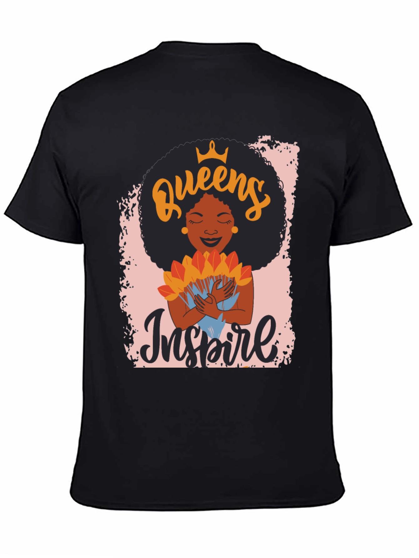 Queens Inspire Black T-Shirt