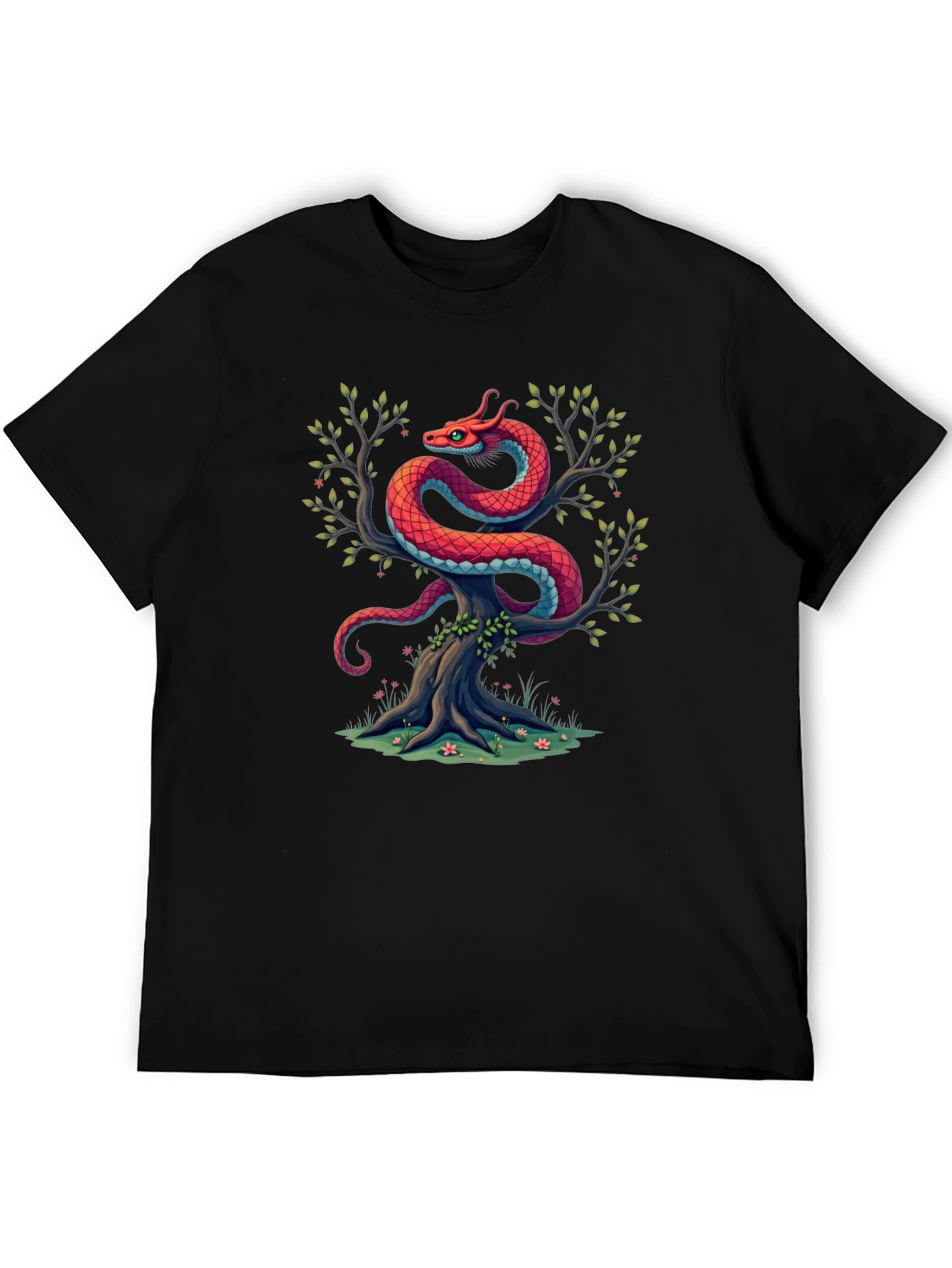 Dragon Tree Graphic Tee - Black