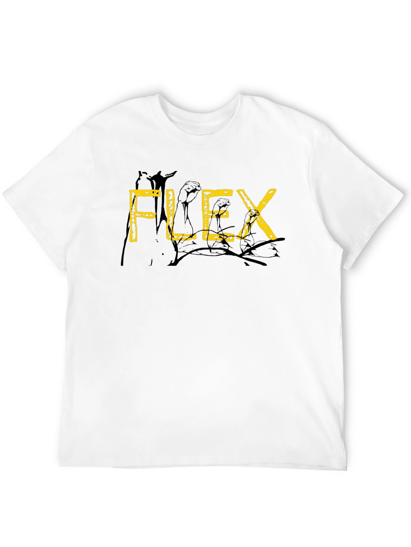 FLEX Graphic Black T-Shirt
