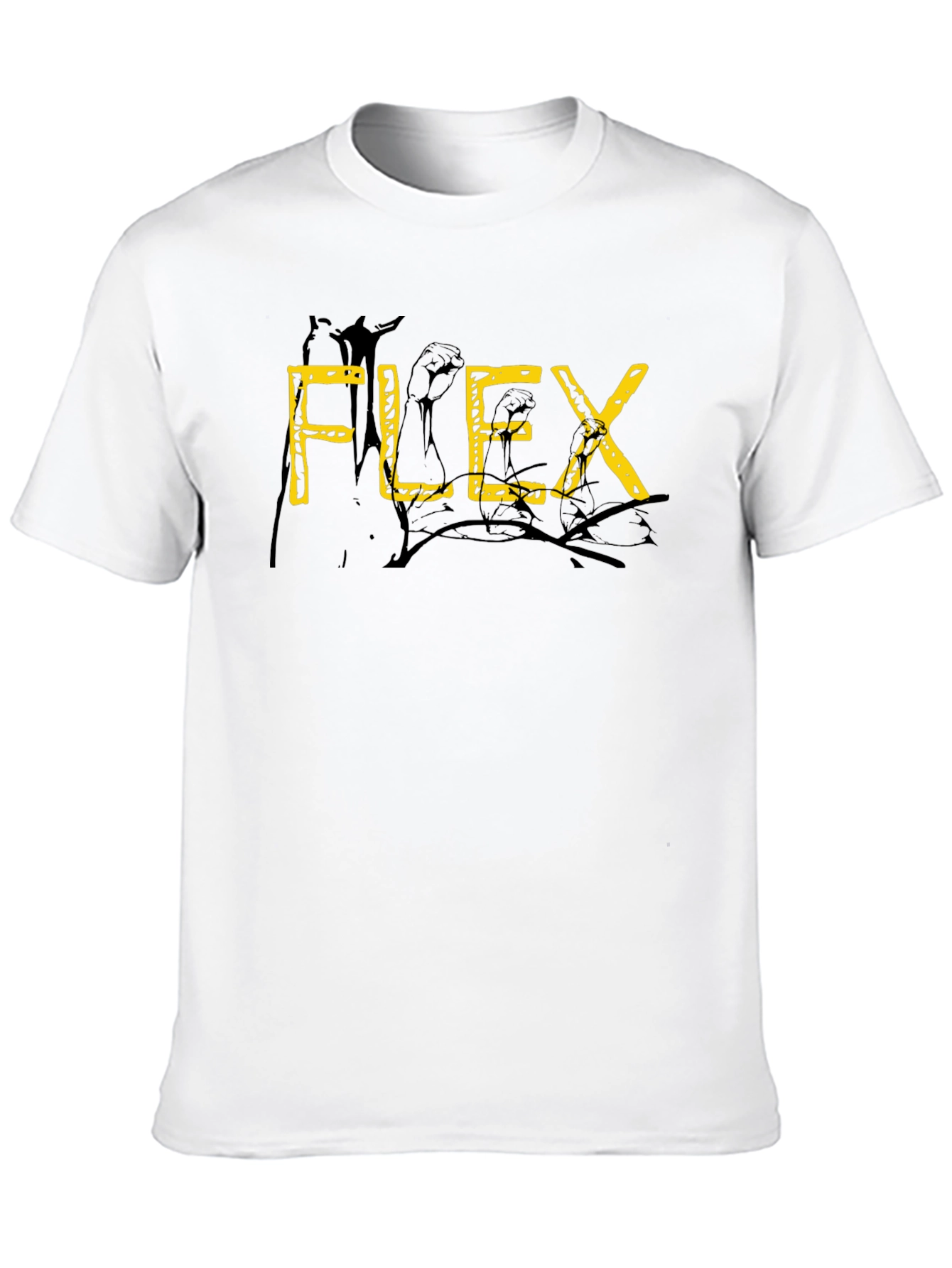FLEX Graphic Black T-Shirt