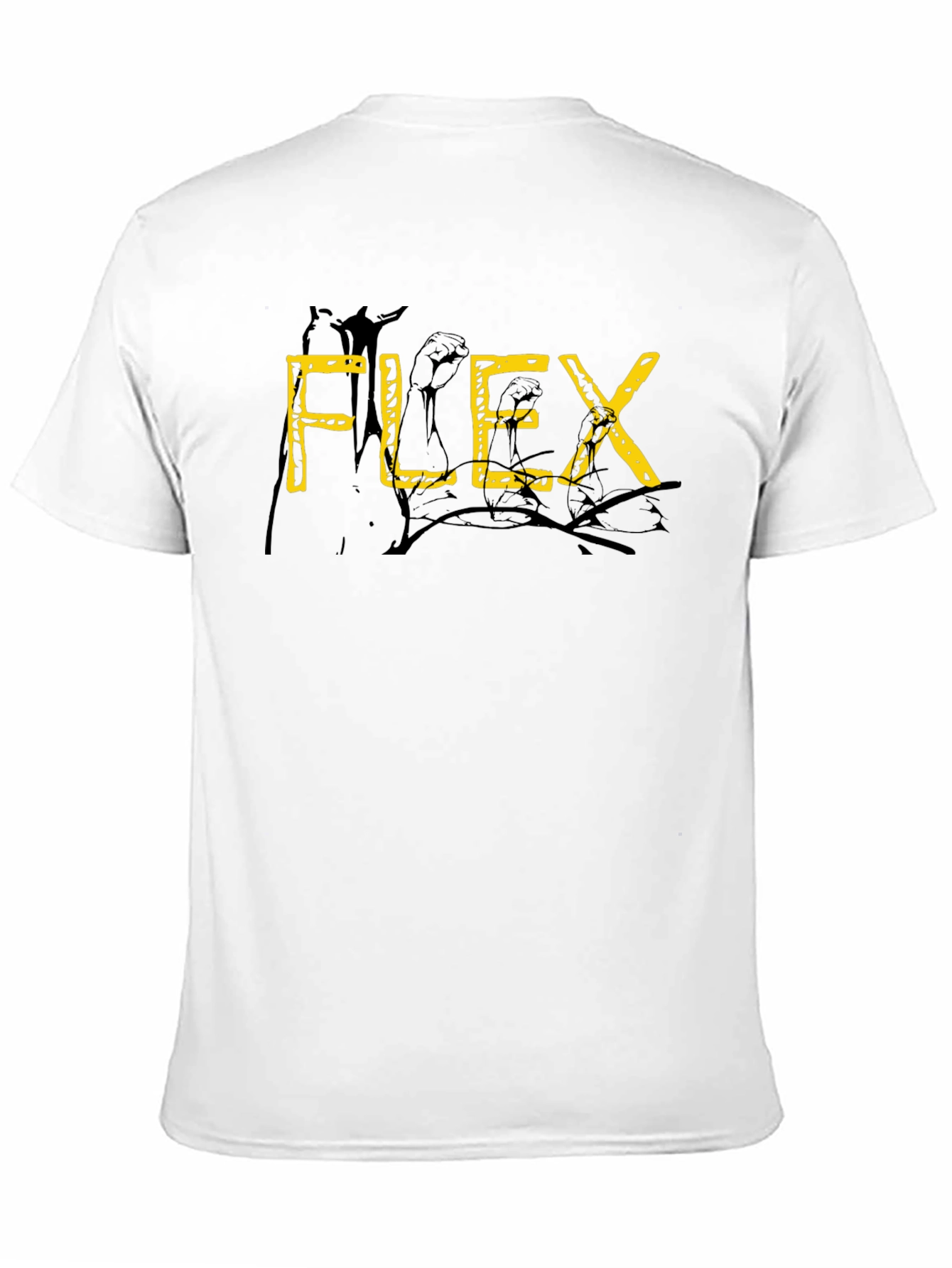 FLEX Graphic Black T-Shirt