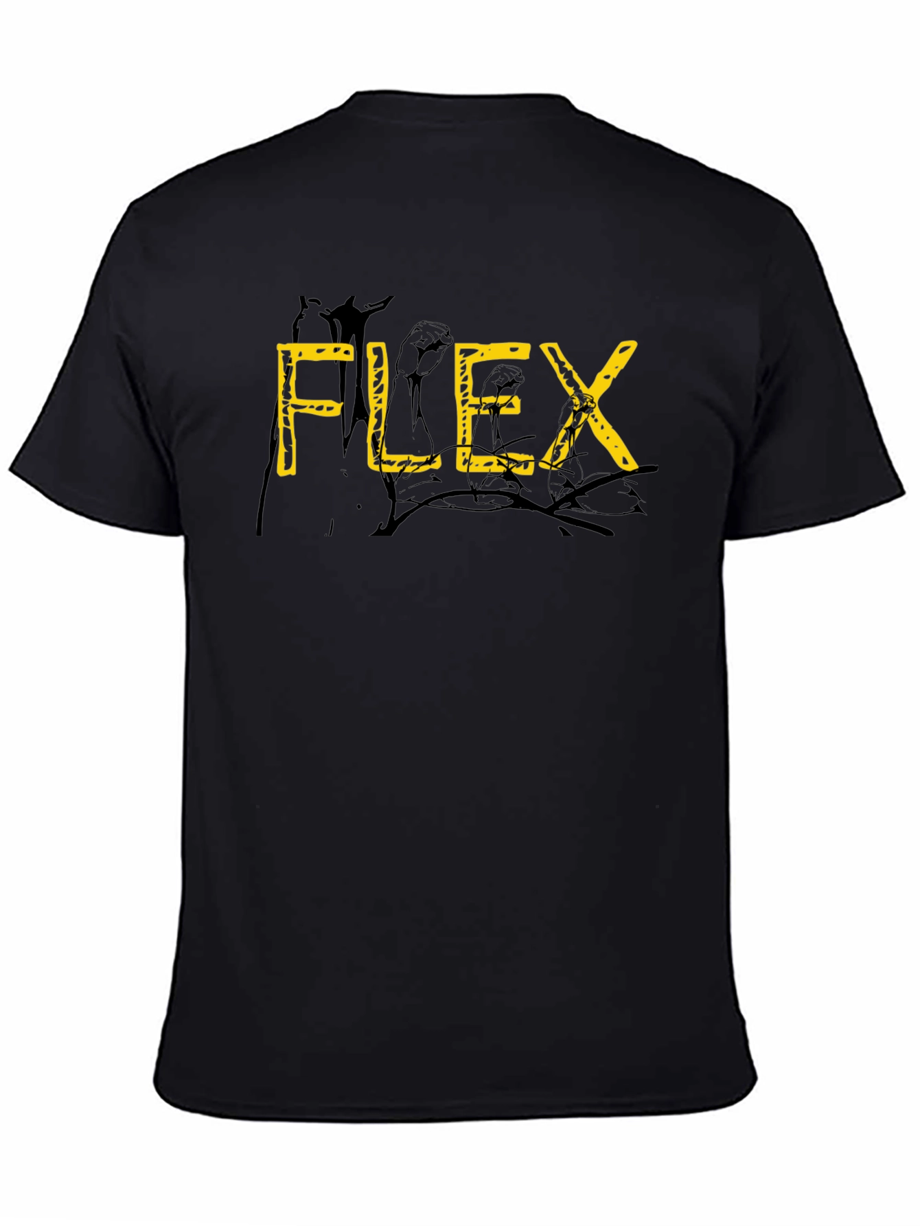 FLEX Graphic Black T-Shirt