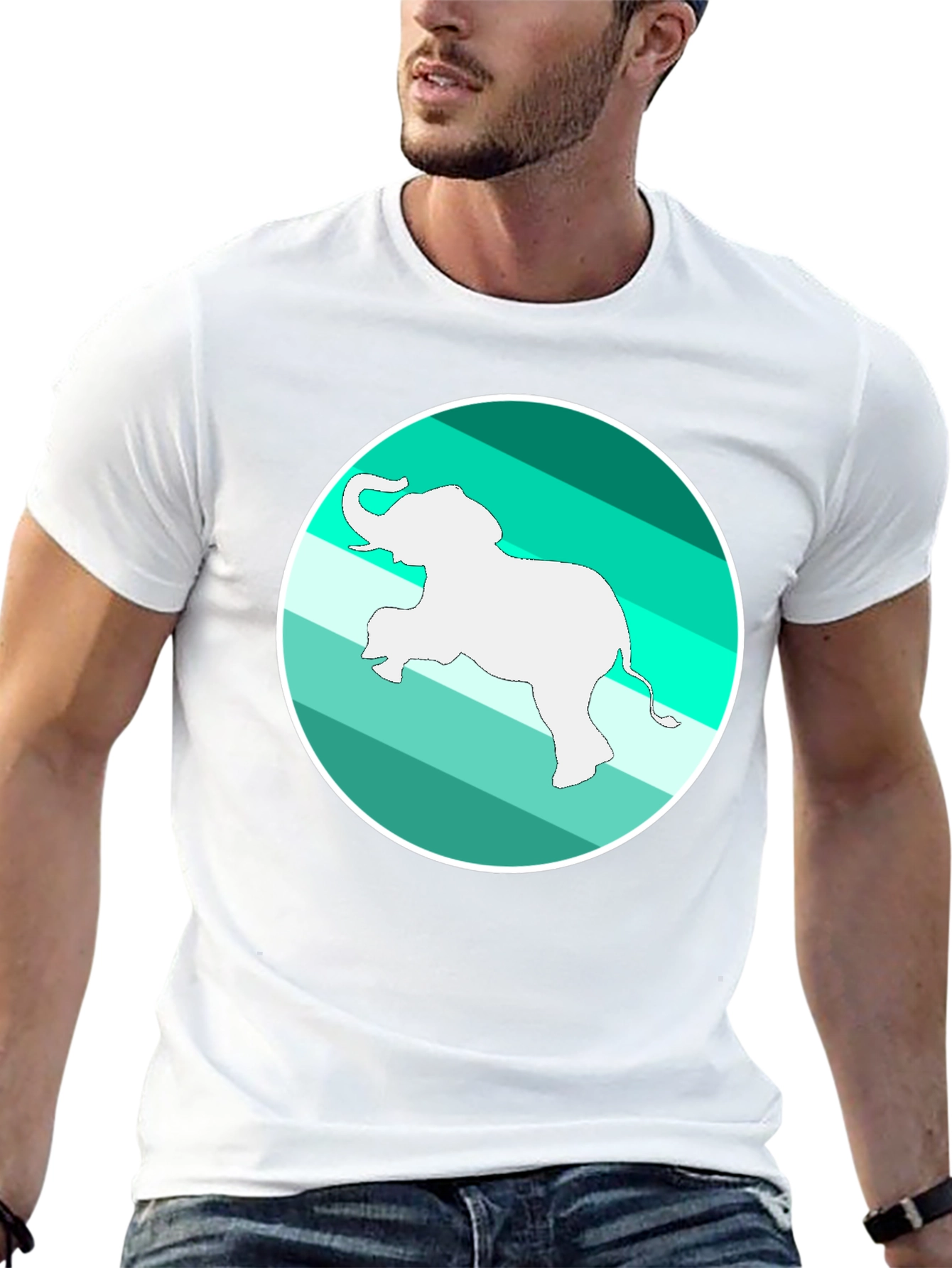 Elephant Graphic Tee - Fun & Stylish Design