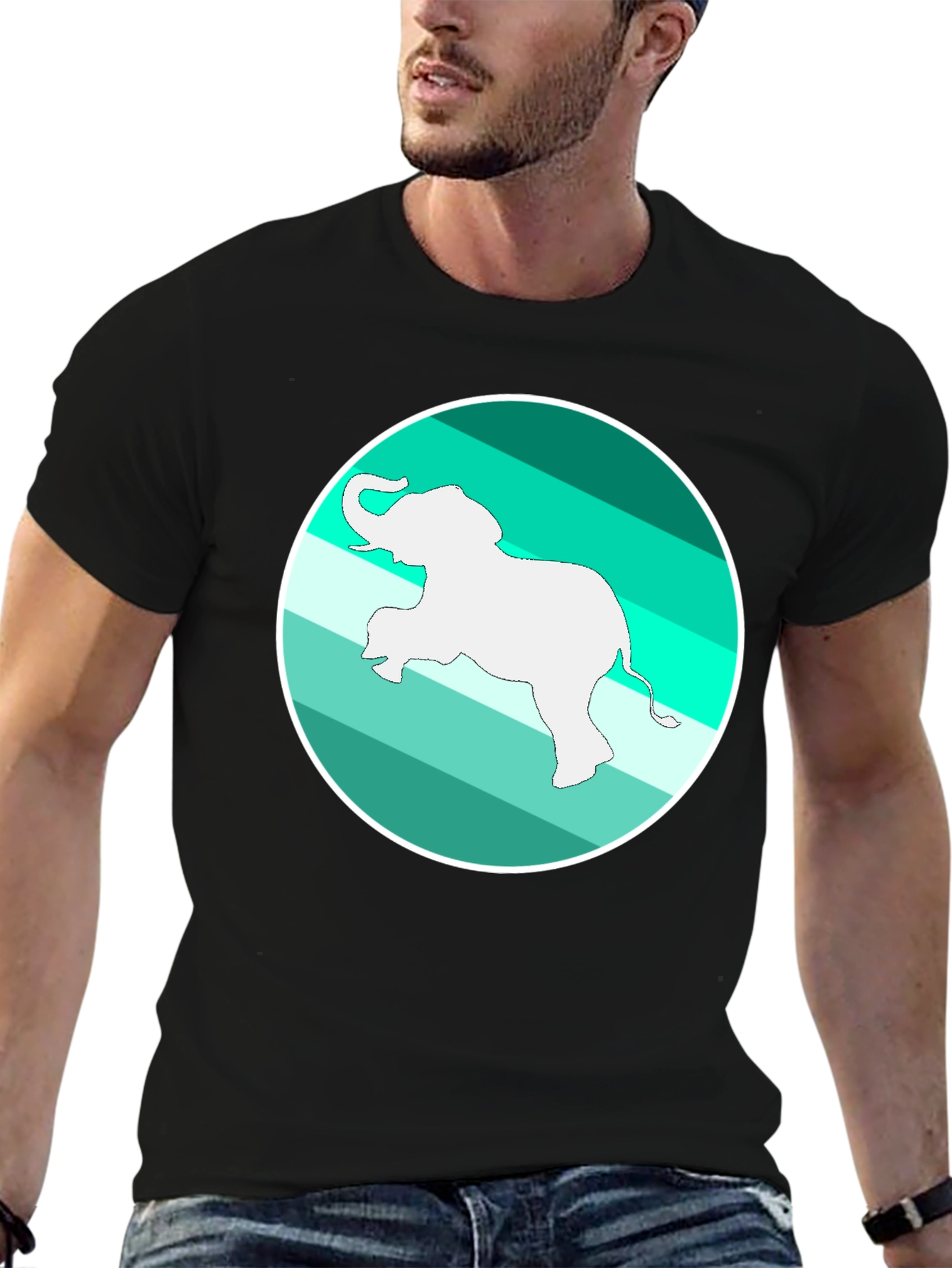 Elephant Graphic Tee - Fun & Stylish Design