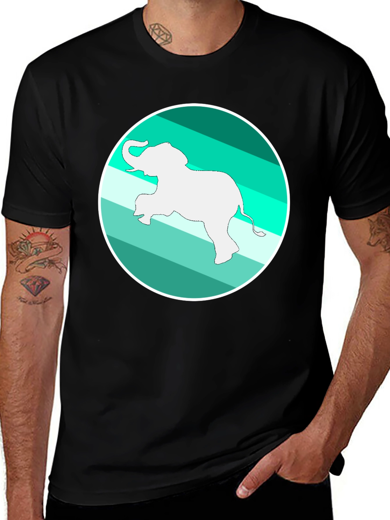 Elephant Graphic Tee - Fun & Stylish Design