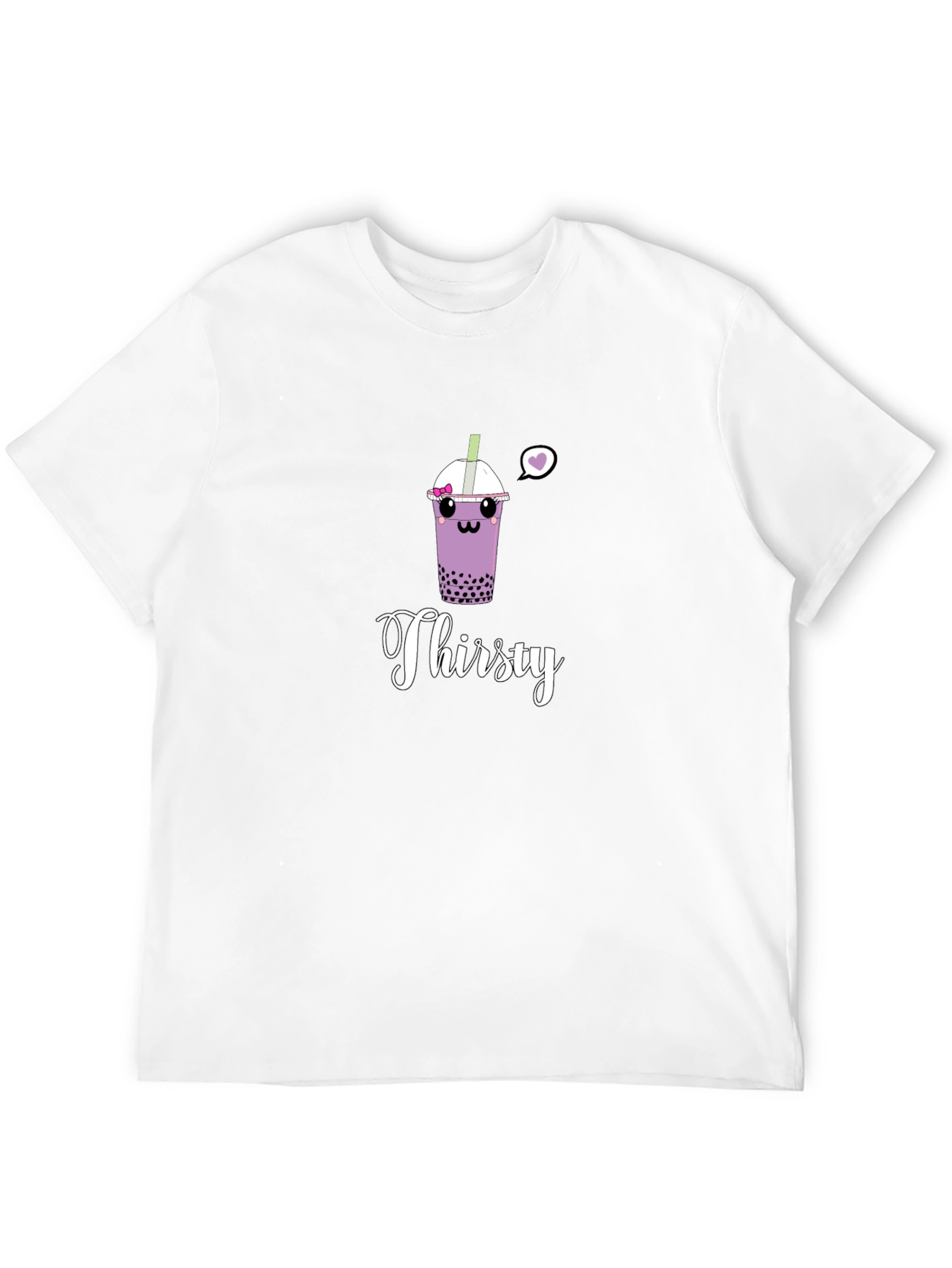 Thirsty Boba Kawaii Graphic Tee
