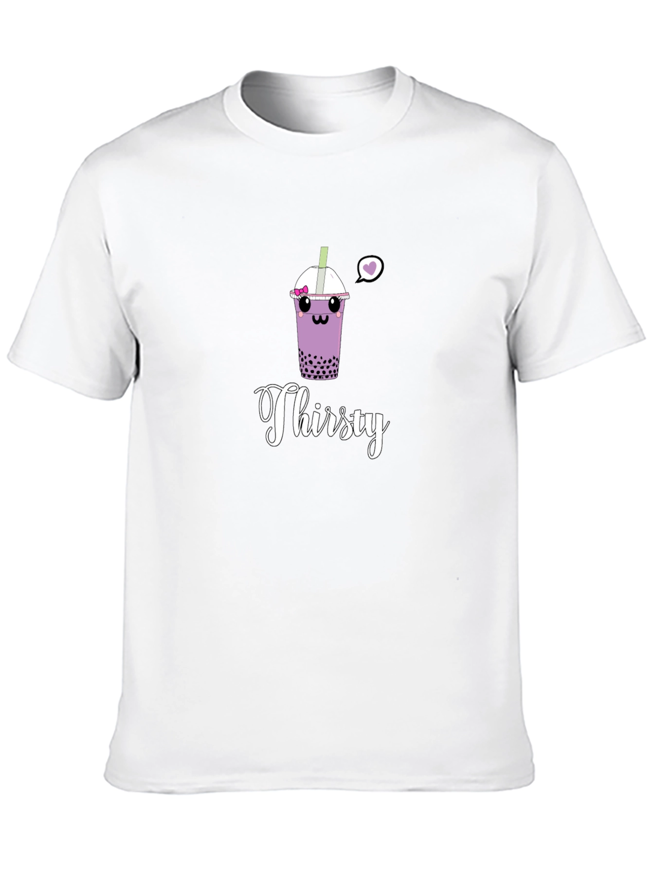 Thirsty Boba Kawaii Graphic Tee