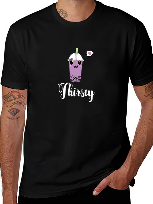 Thirsty Boba Kawaii Graphic Tee