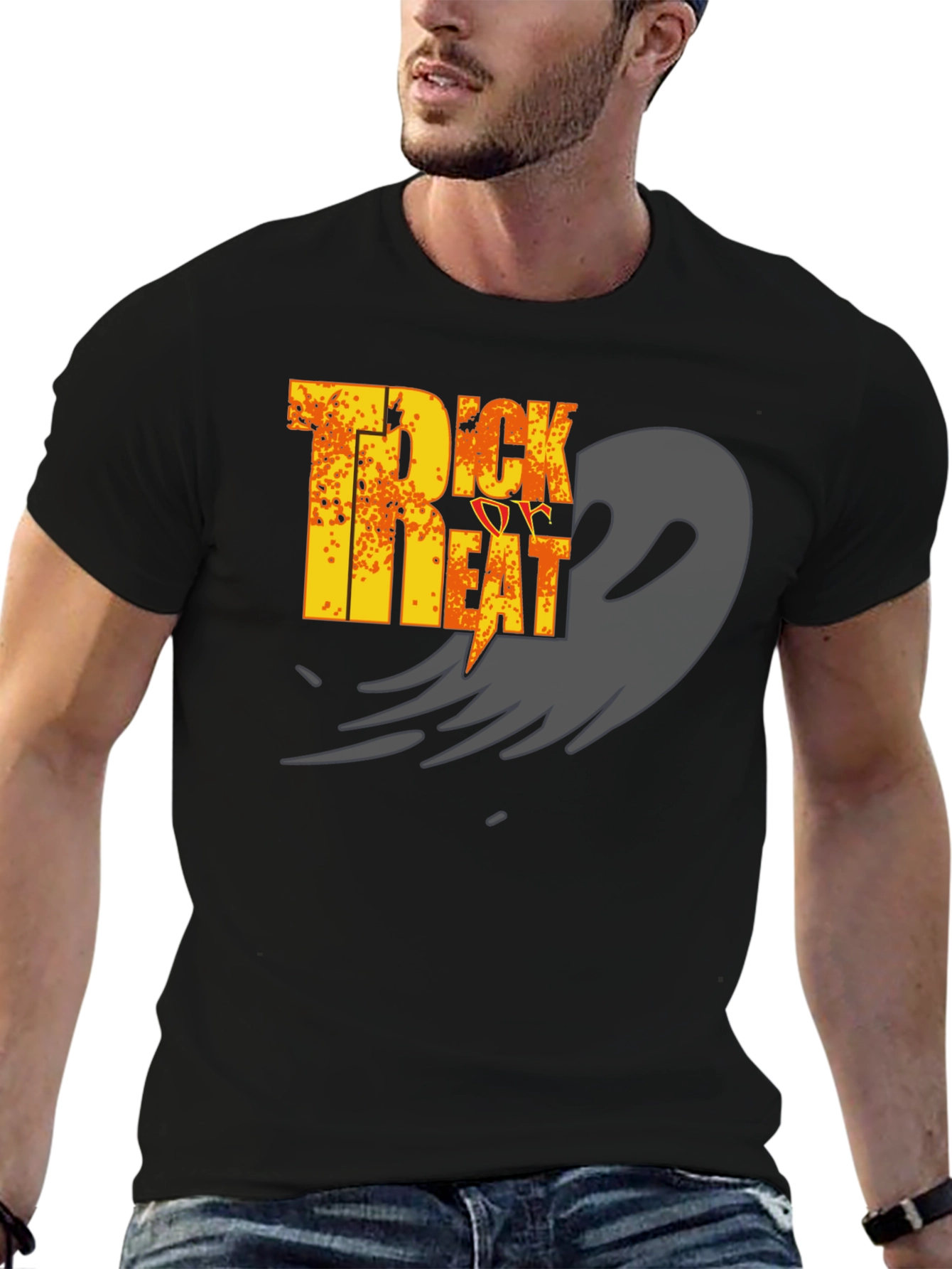 Trick or Treat Halloween Graphic T-Shirt
