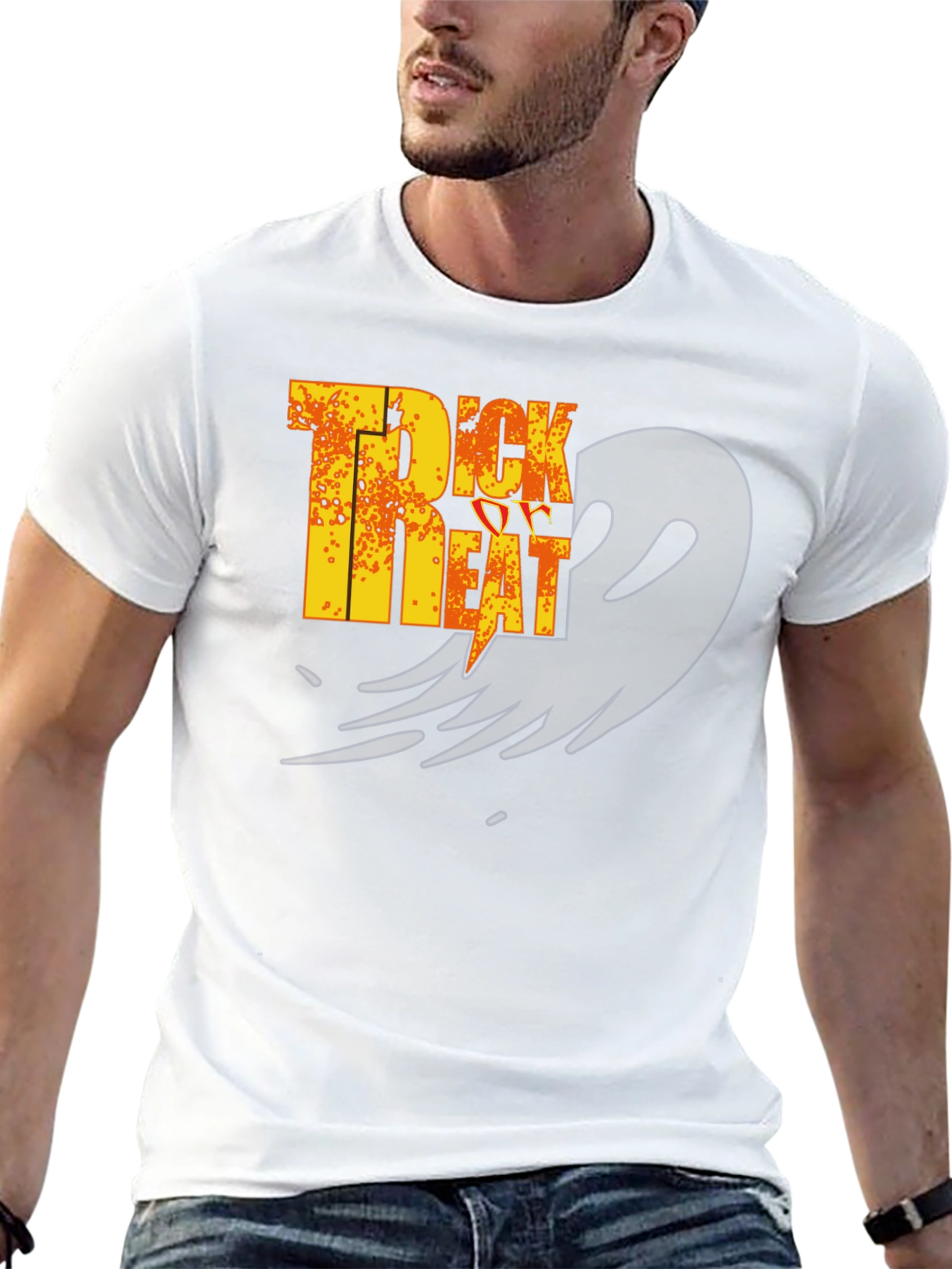 Trick or Treat Halloween Graphic T-Shirt