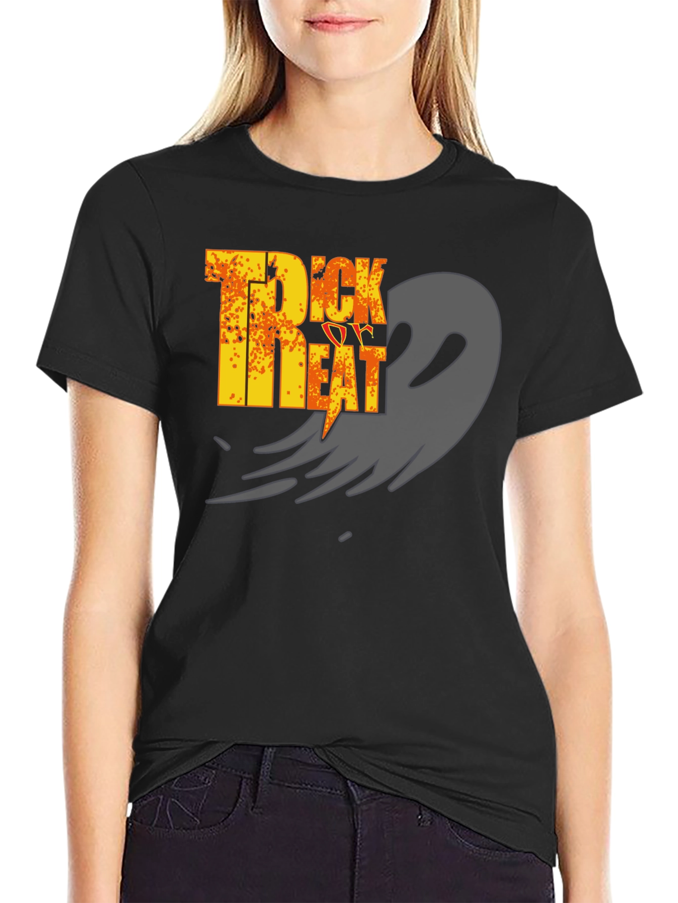 Trick or Treat Halloween Graphic T-Shirt