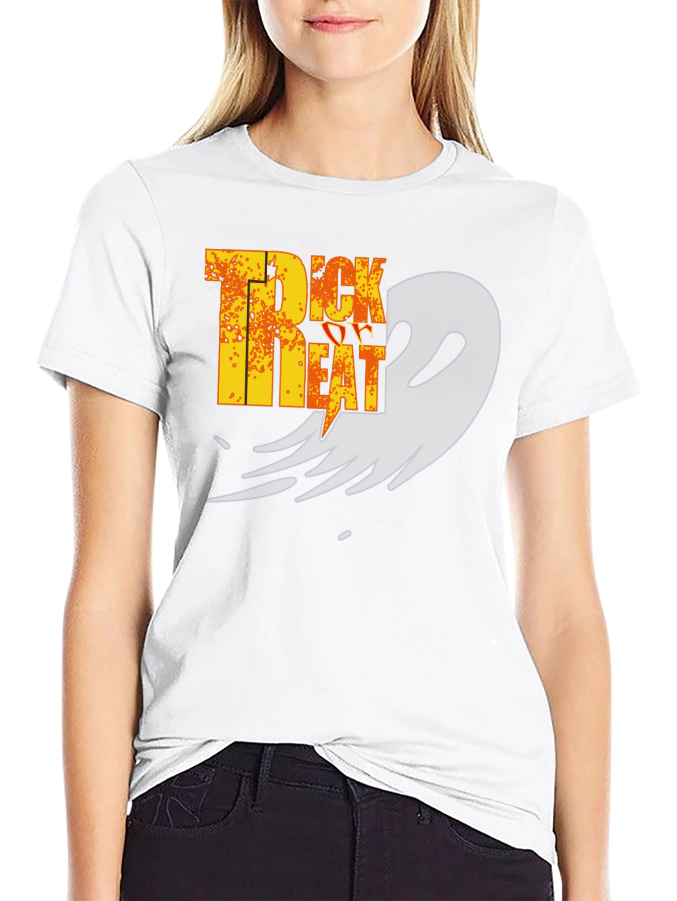 Trick or Treat Halloween Graphic T-Shirt