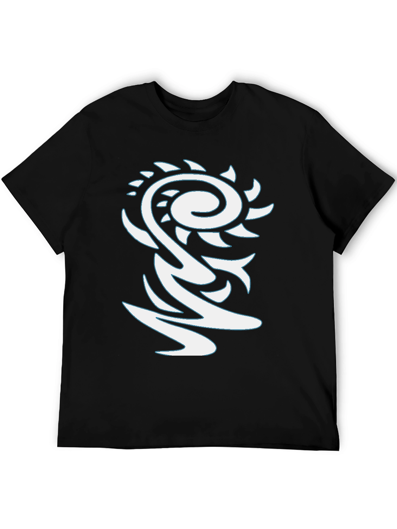 Tribal Graphic Black T-Shirt